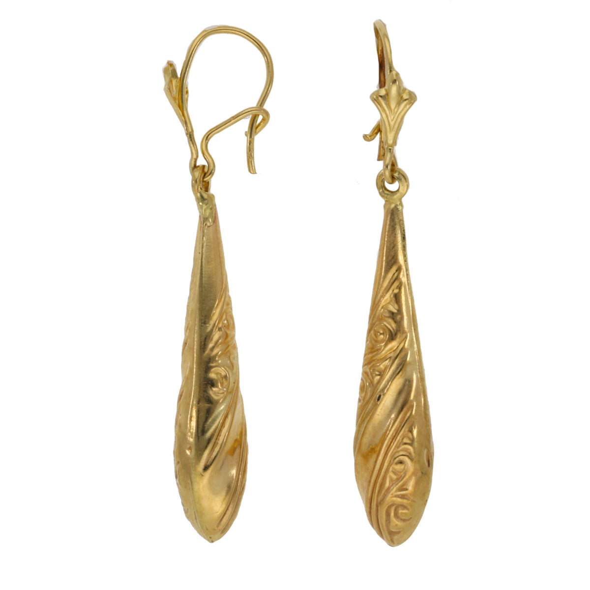 9ct Gold Drop Earrings