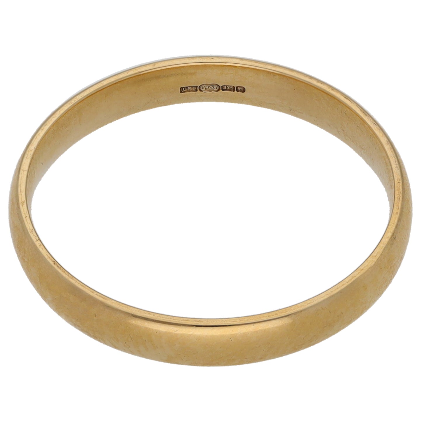 9ct Gold Plain Wedding Ring Size Q