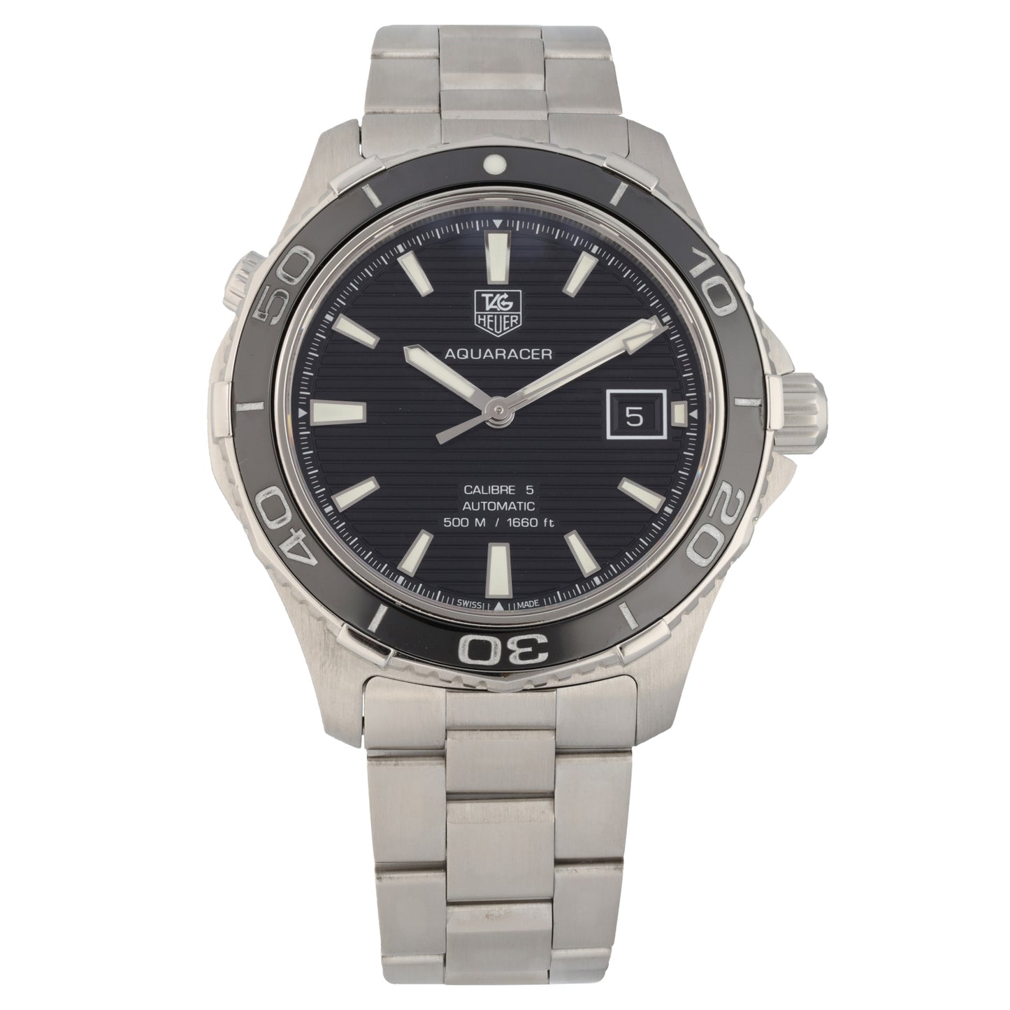 Tag Heuer Aquaracer WAK2110 41mm Stainless Steel Watch