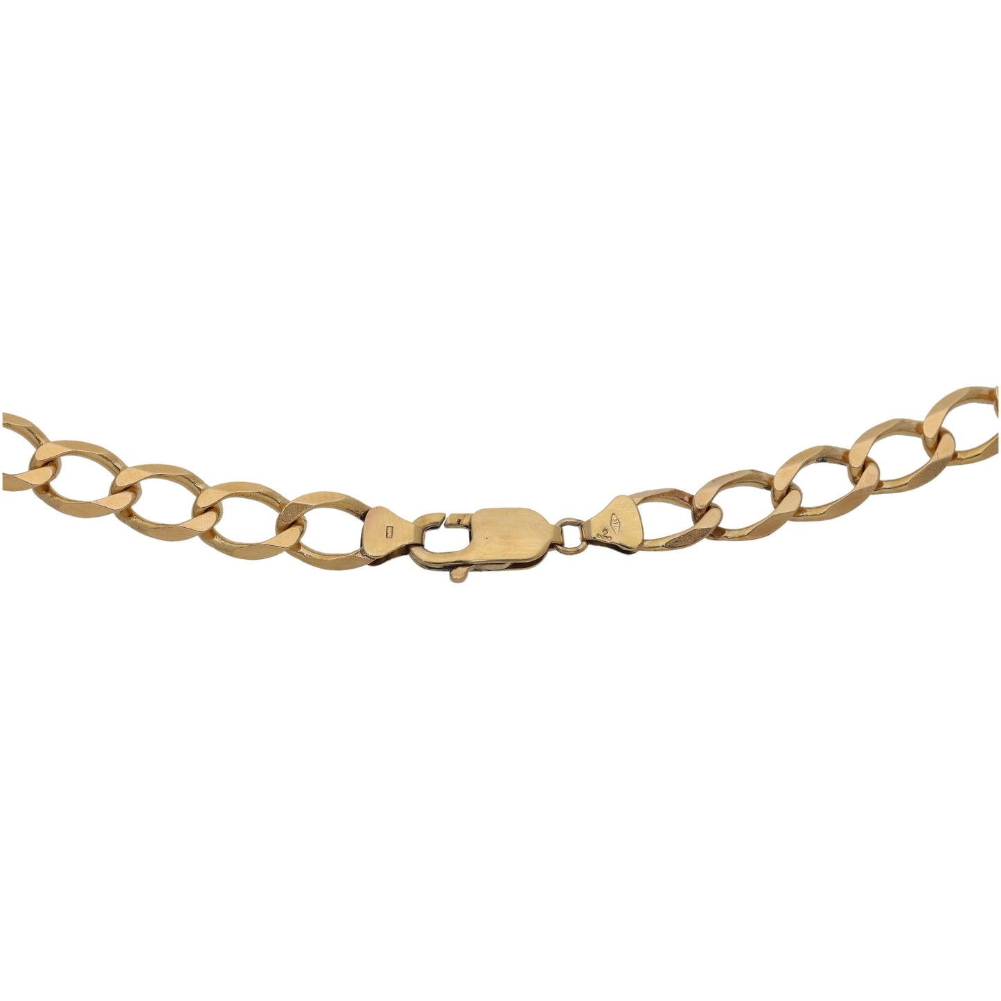 9ct Gold Curb Chain 20"