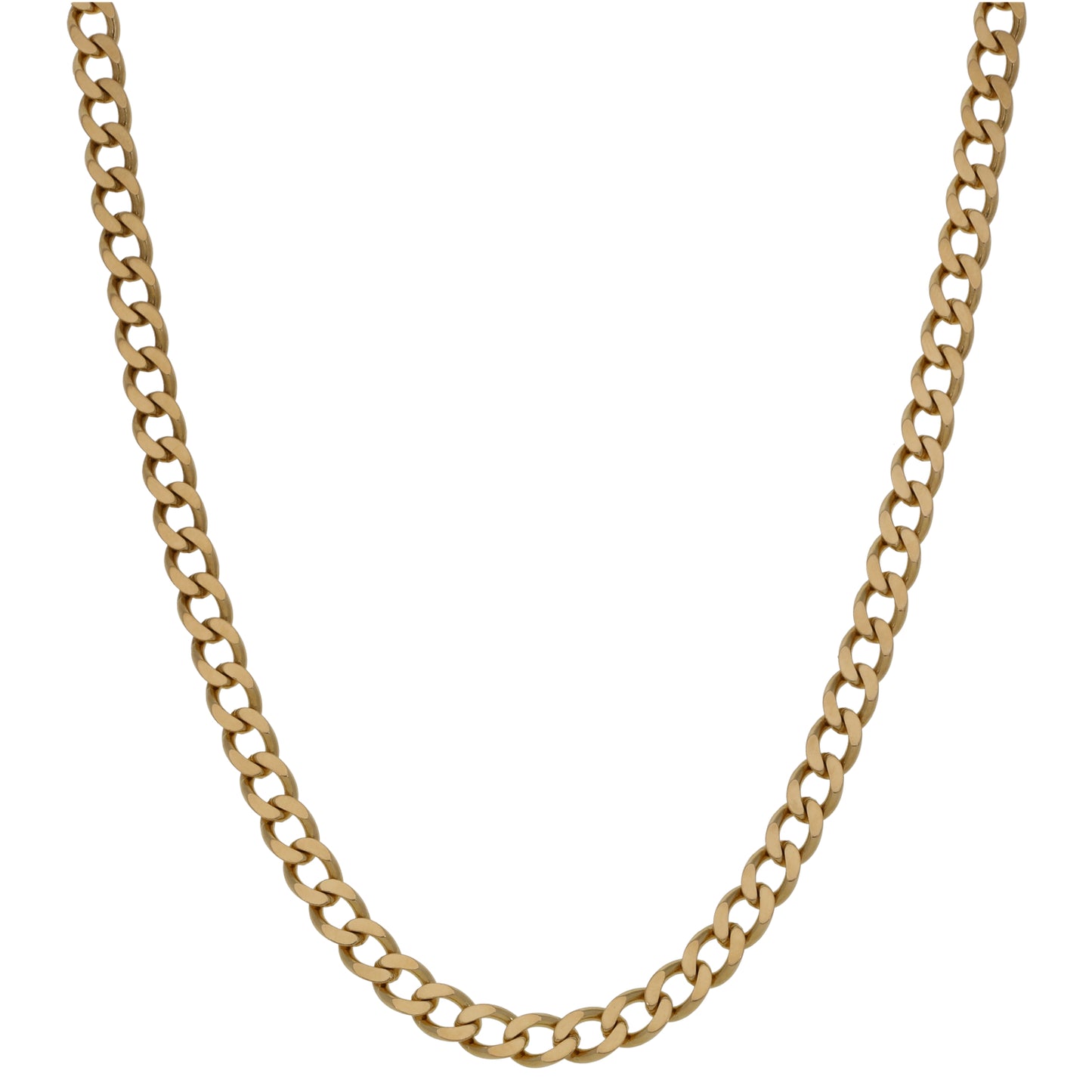 9ct Gold Curb Chain 20"