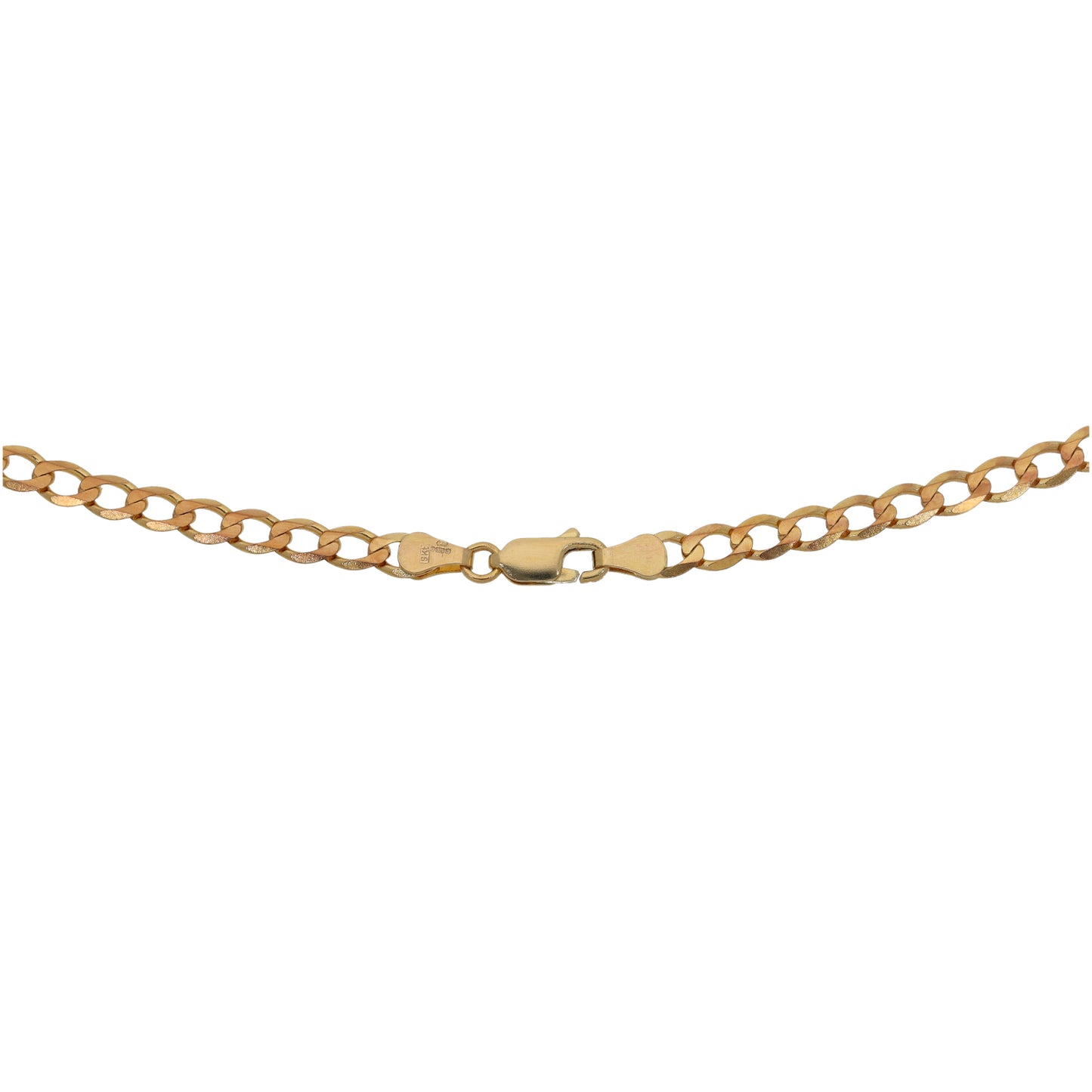 9ct Gold Curb Chain 22"