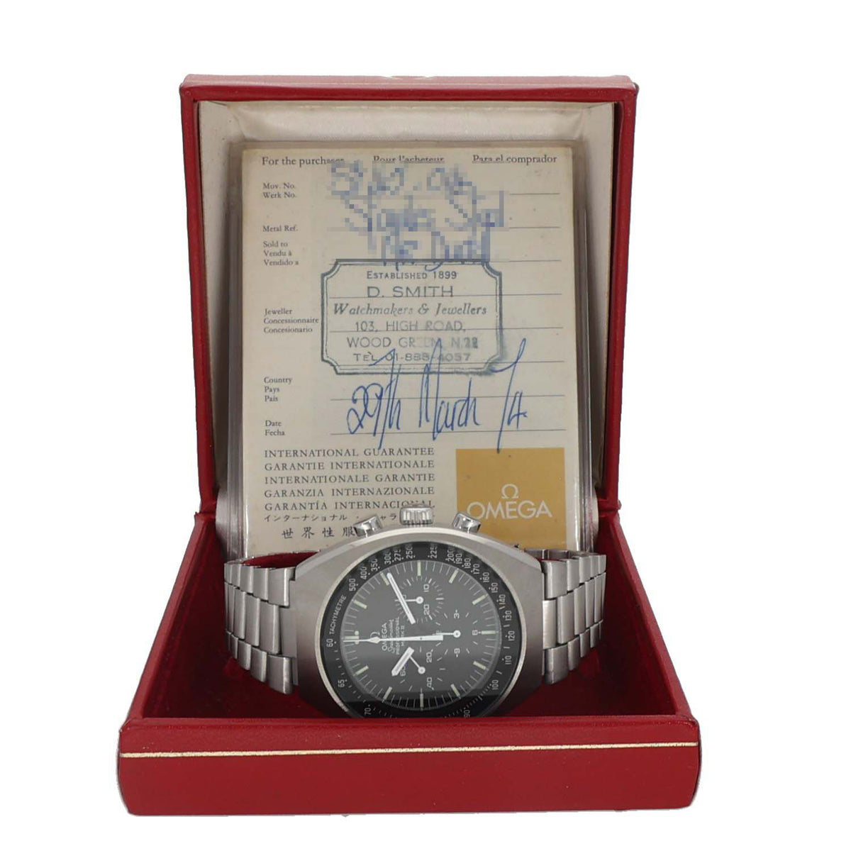 Omega Speedmaster Mark II 145.014 42mm Stainless Steel Watch