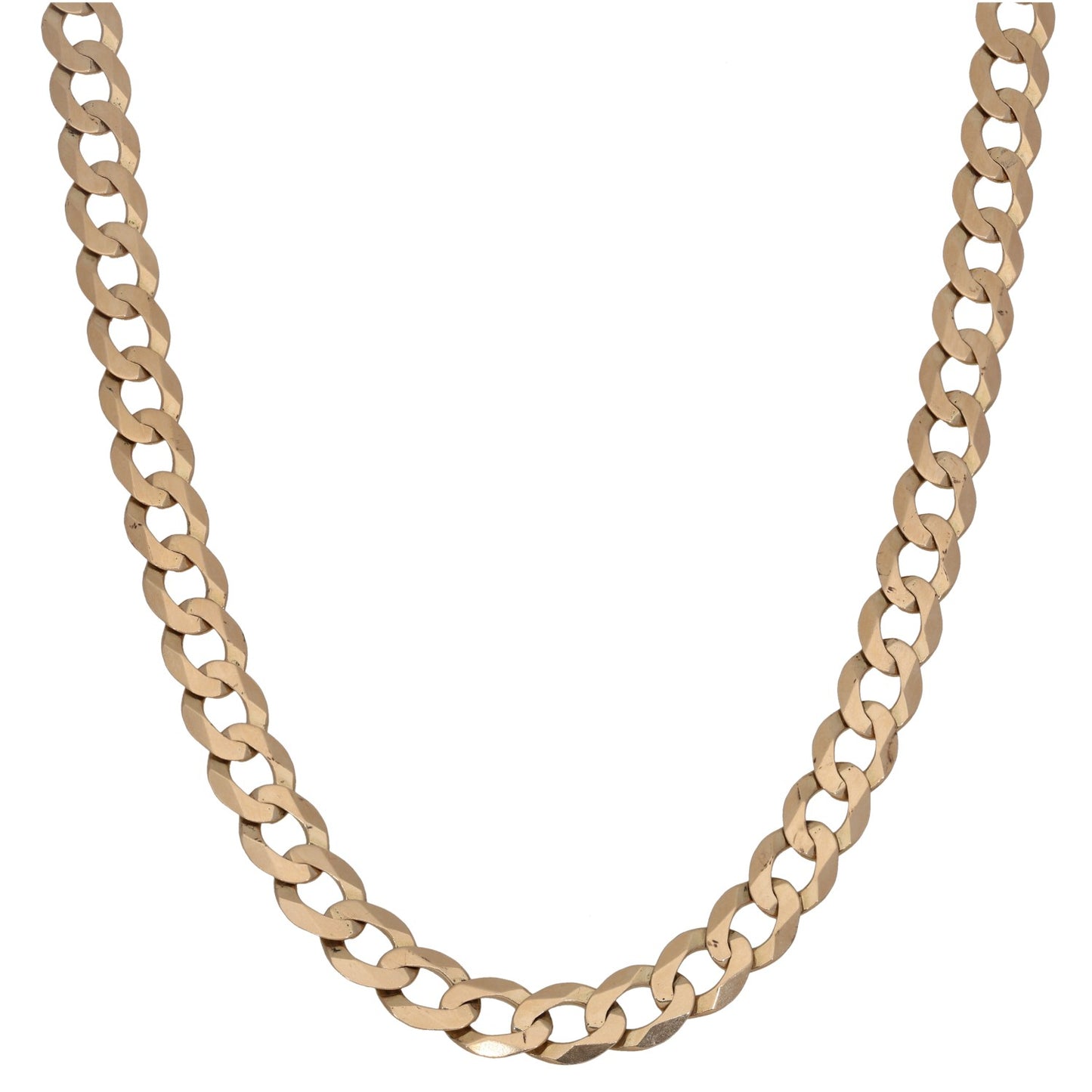 9ct Gold Curb Chain 20"