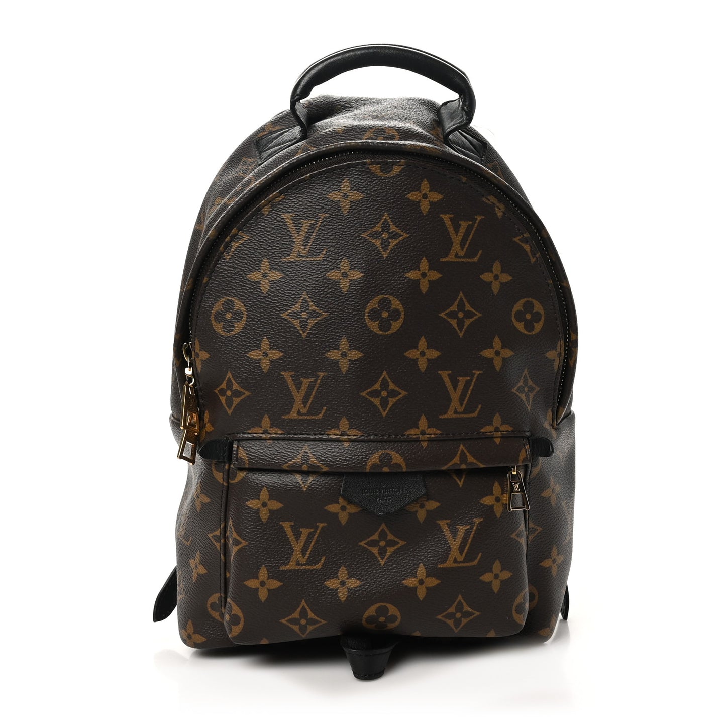 Louis Vuitton Palm Springs Backpack MM Monogram Coated Canvas Bag - Brown