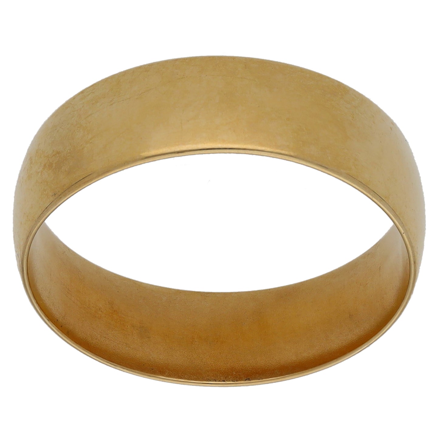 9ct Gold Plain Wedding Ring Size S