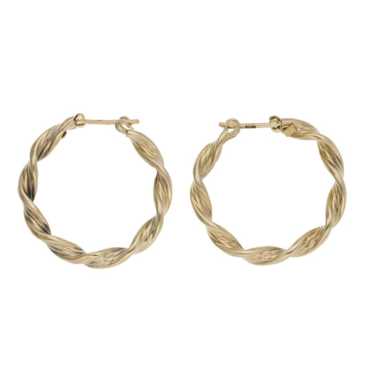 9ct Gold Hoop Earrings