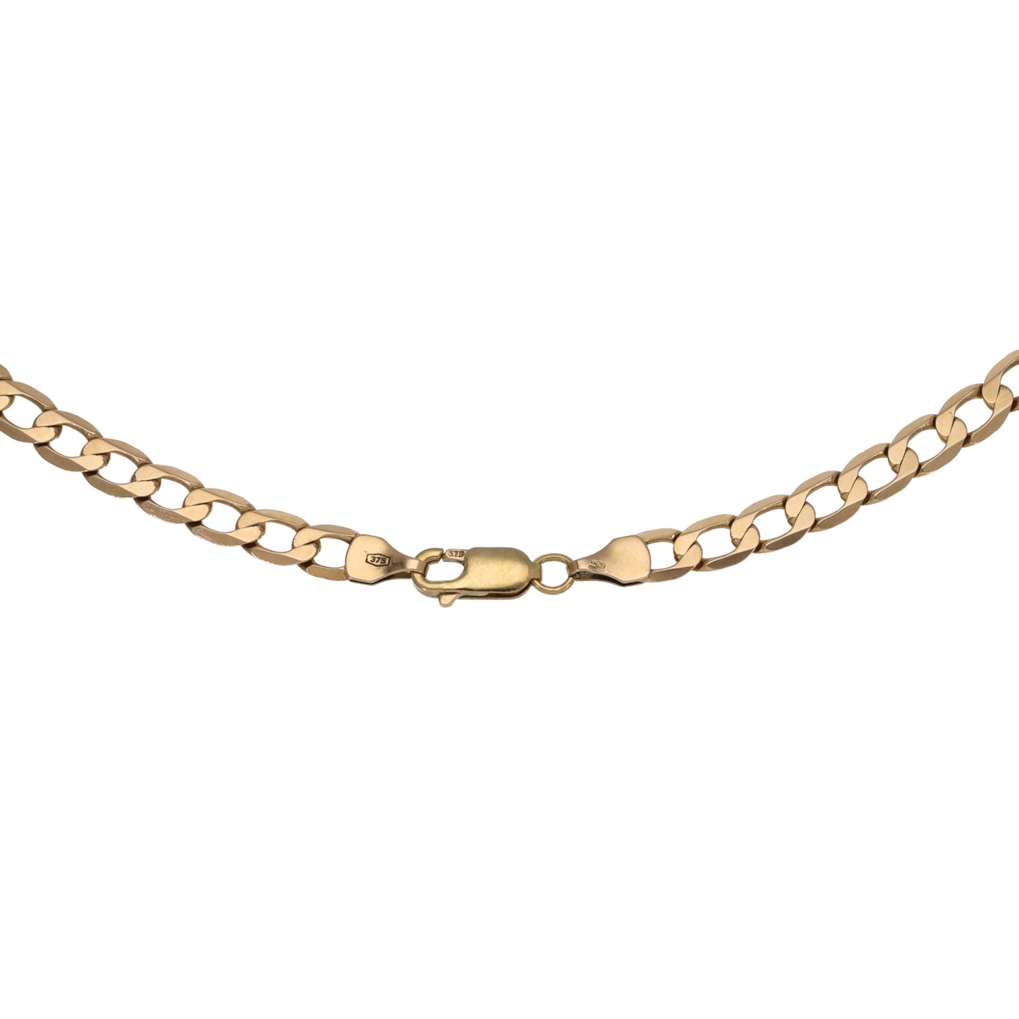 9ct Gold Curb Chain 20"