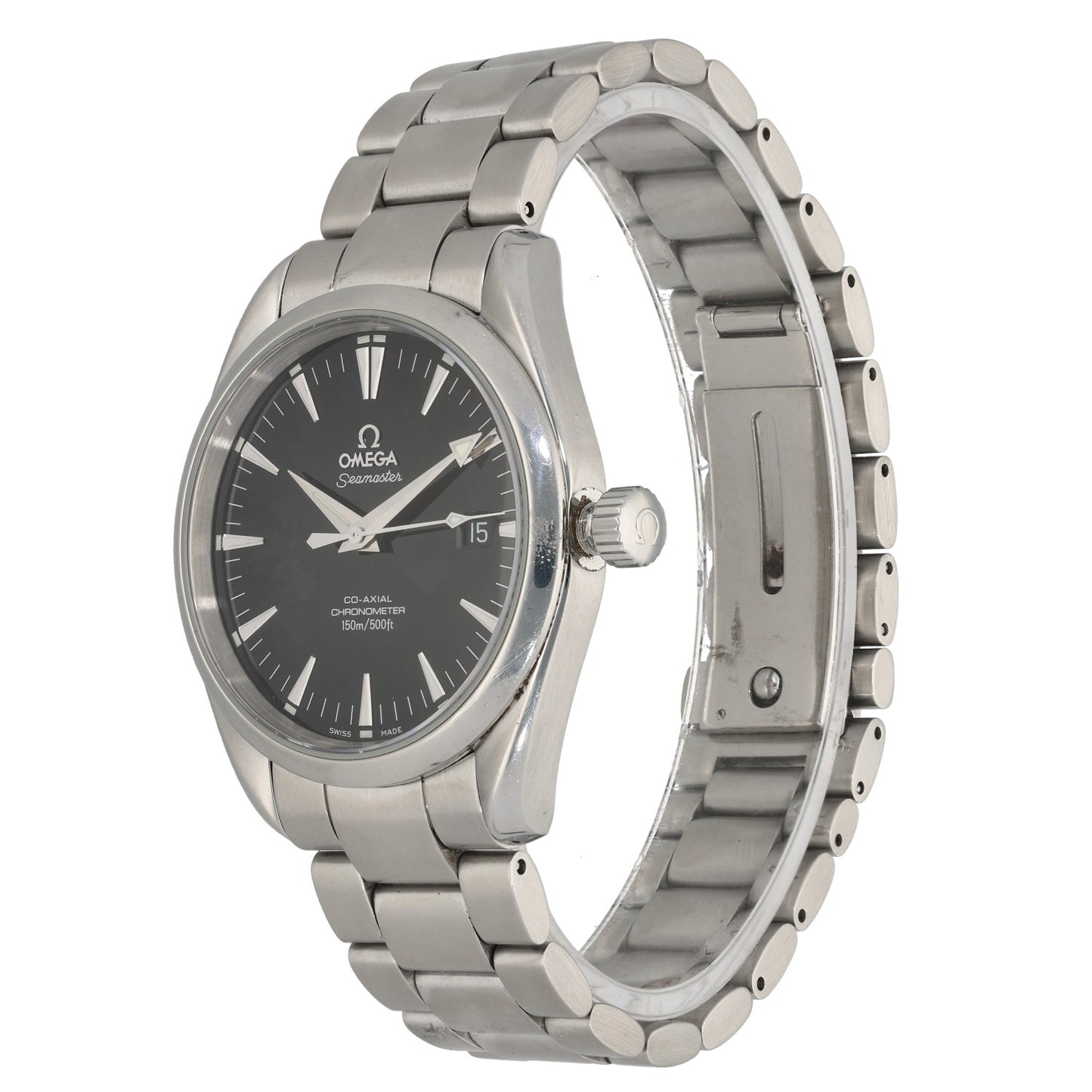 Omega Seamaster Aqua Terra 2503.50.00, black dial, stainless steel case