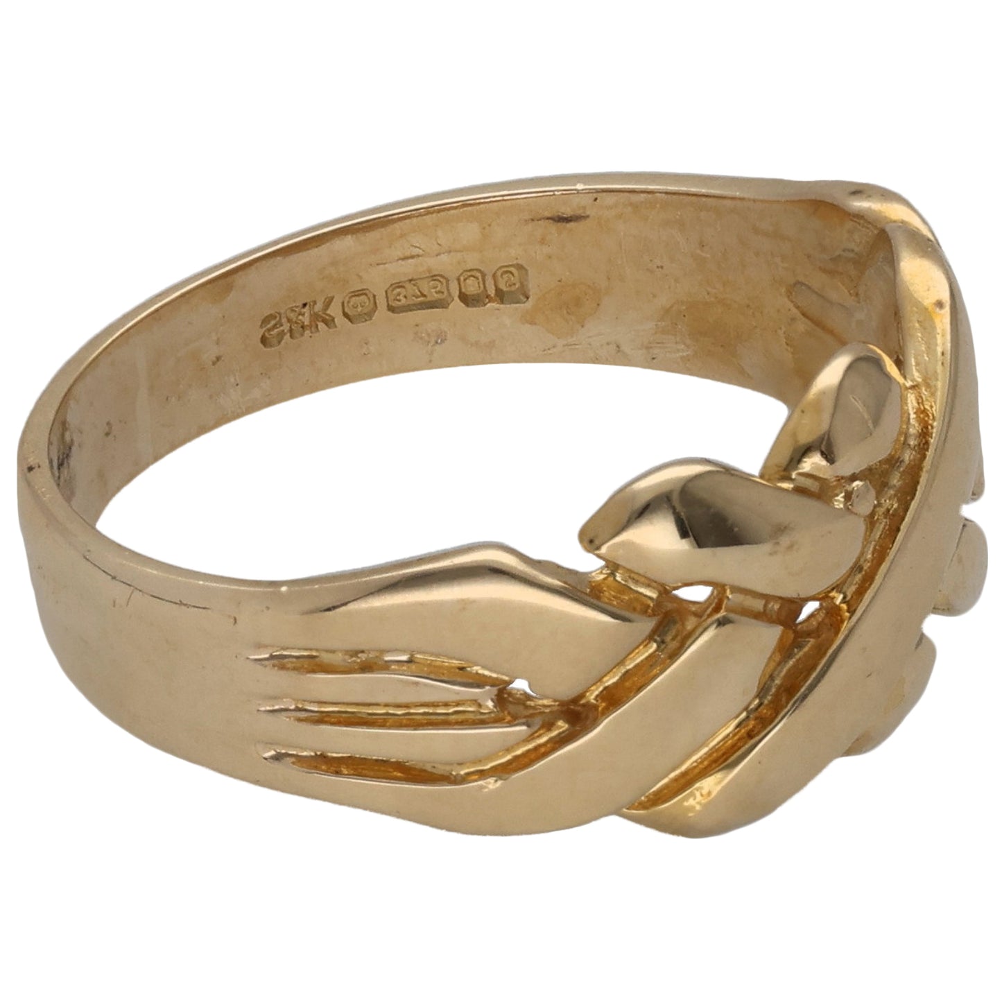 9ct Gold Alternative Ring Size M