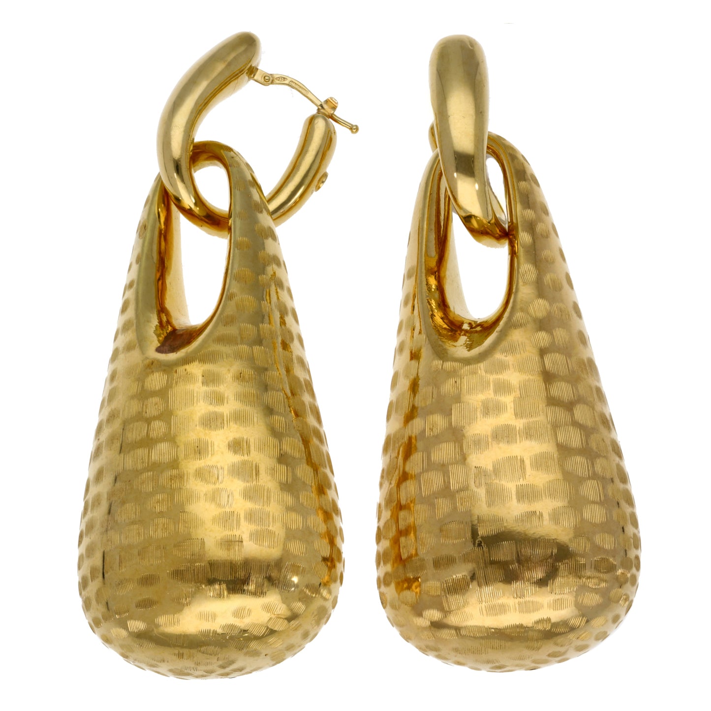 18ct Gold Drop Earrings