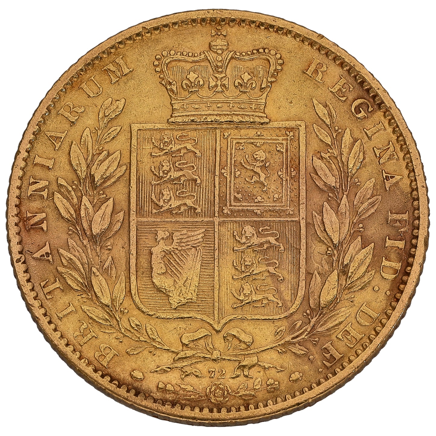 22ct Gold Queen Victoria Full Sovereign Coin 1864