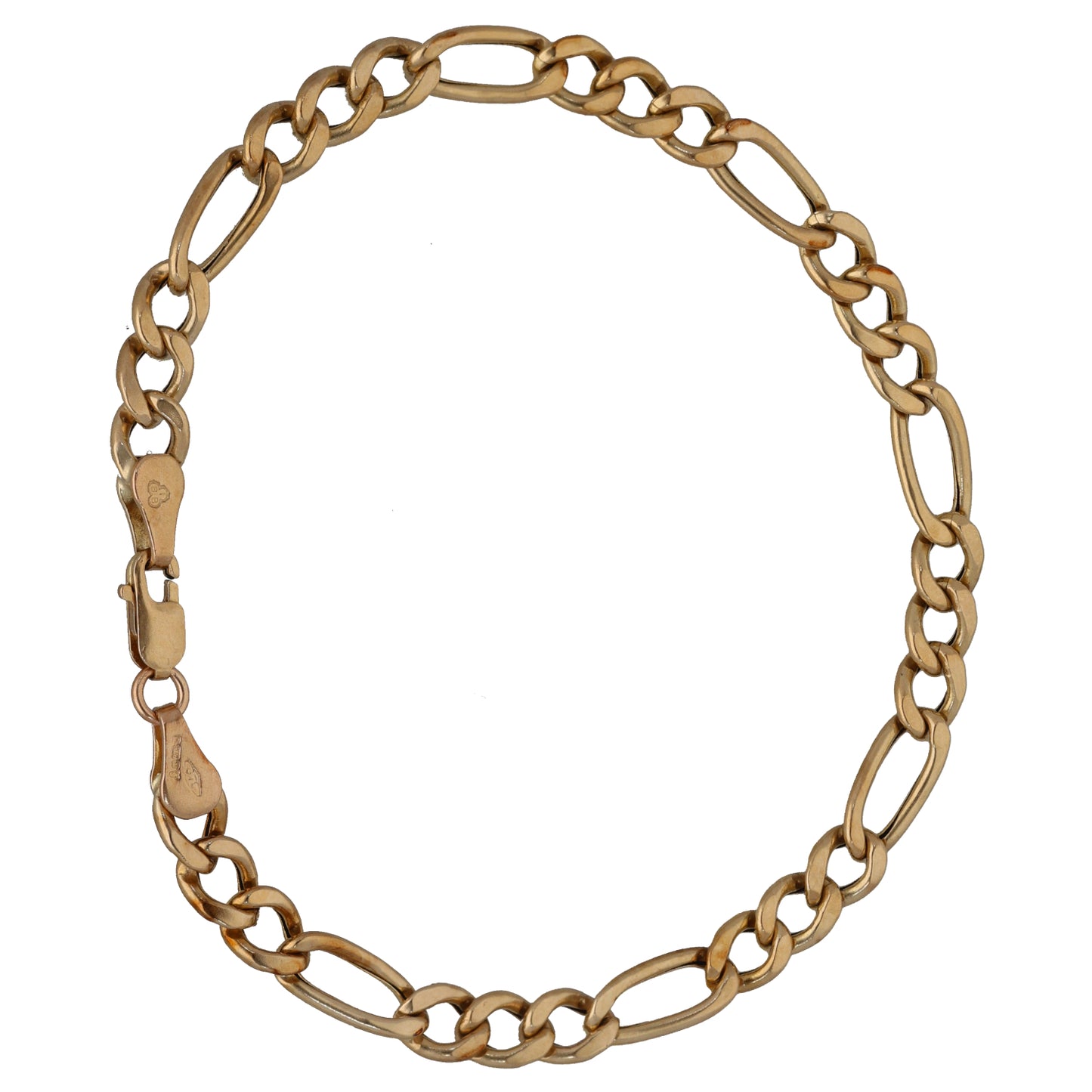 9ct Gold Figaro Bracelet