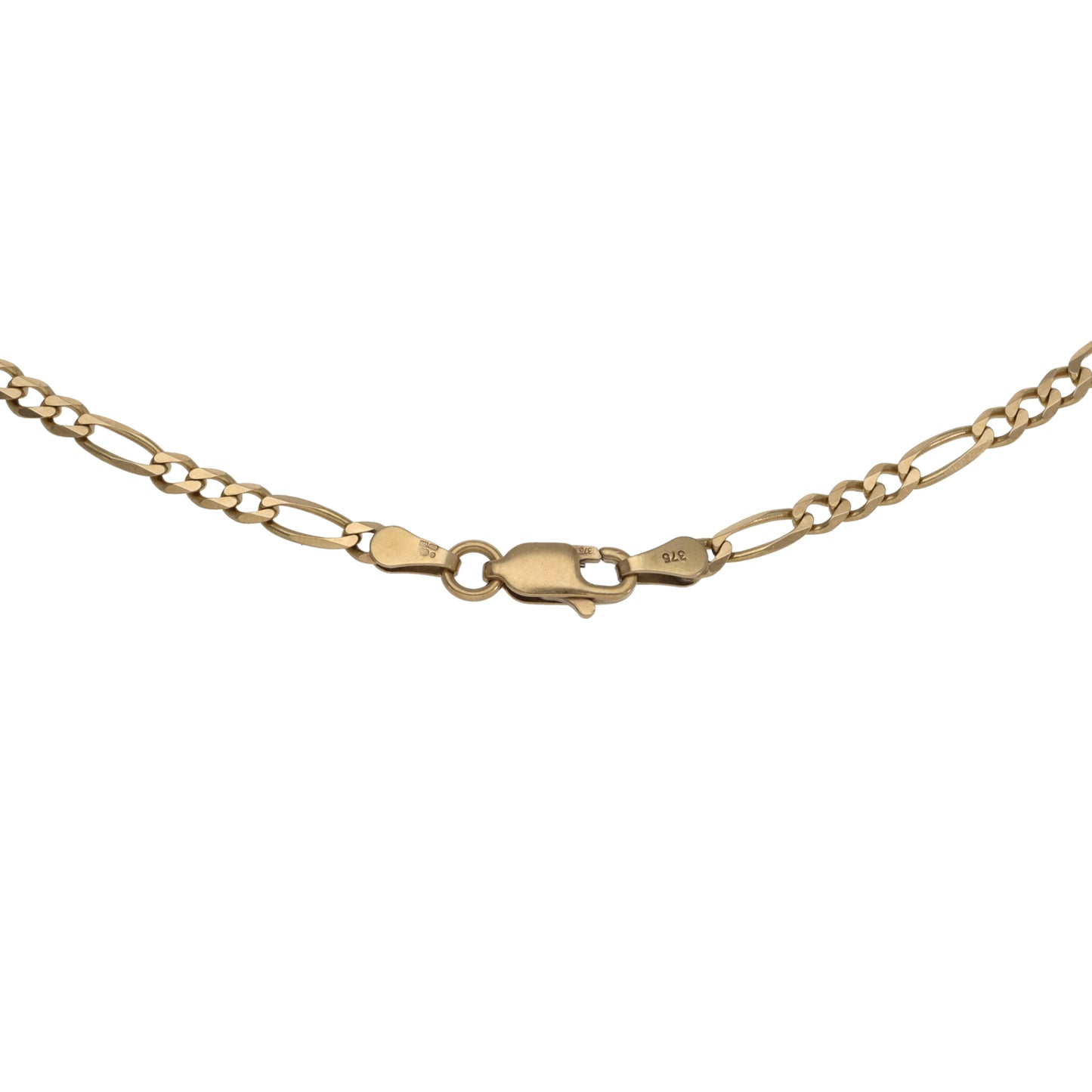 9ct Gold Figaro Chain 18"