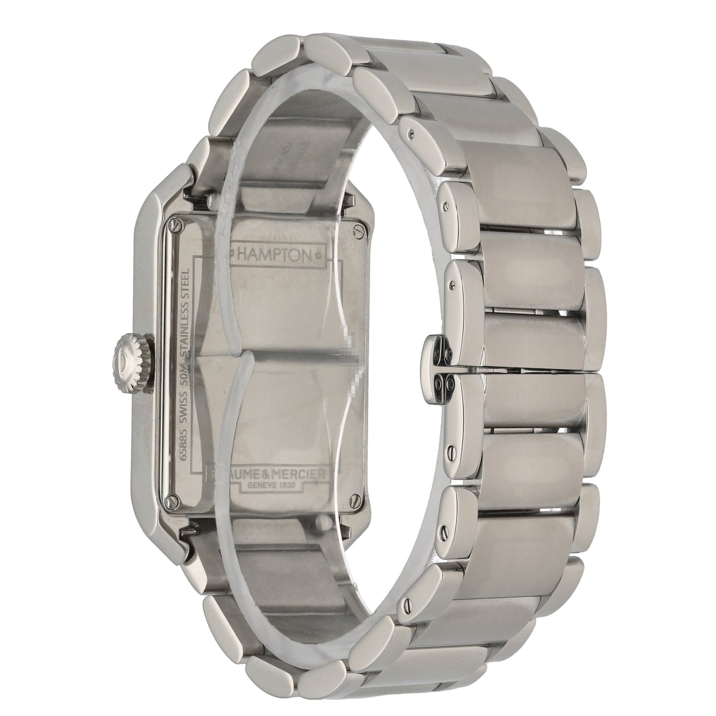 Baume Et Mercier Hampton 65885 28mm Stainless Steel Watch