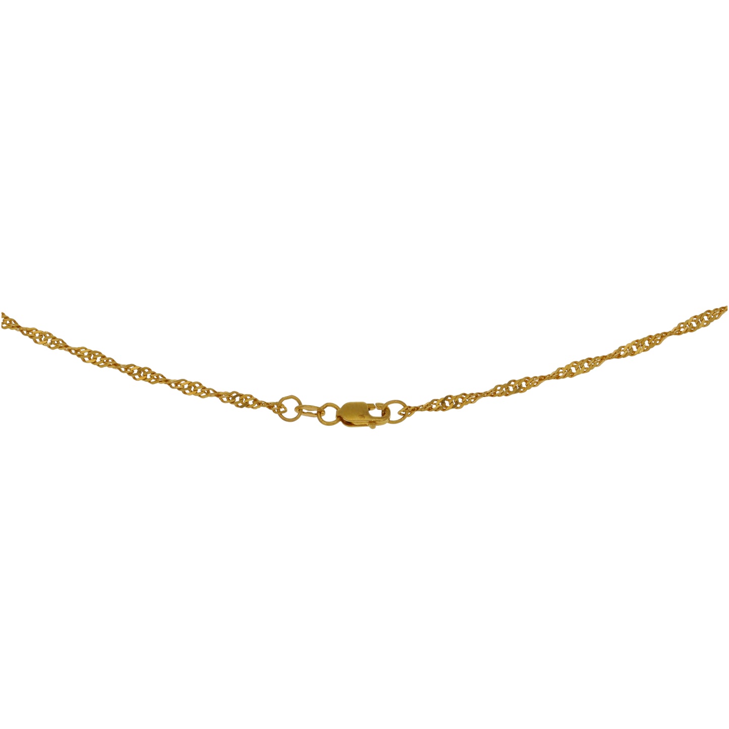 22ct Gold Singapore Chain 18"