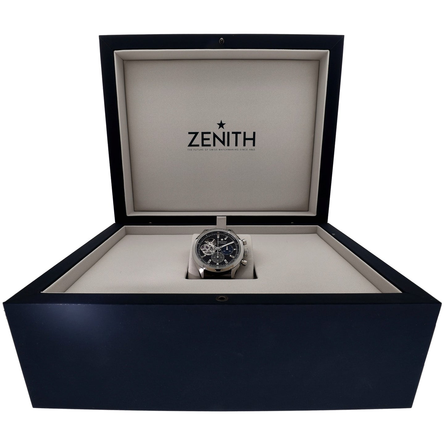 Zenith Chronomaster Open 03.3300.360 39.5mm Stainless Steel Watch (Ex-Display)
