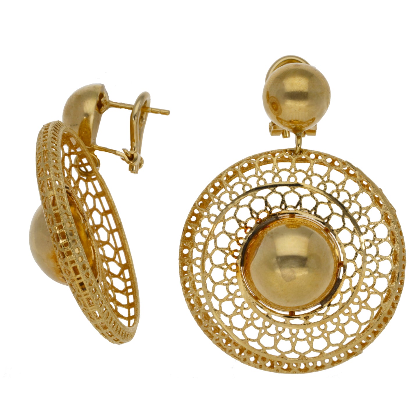18ct Gold Drop Earrings