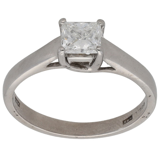 18ct Gold 0.50ct Diamond Solitaire Ring Size K