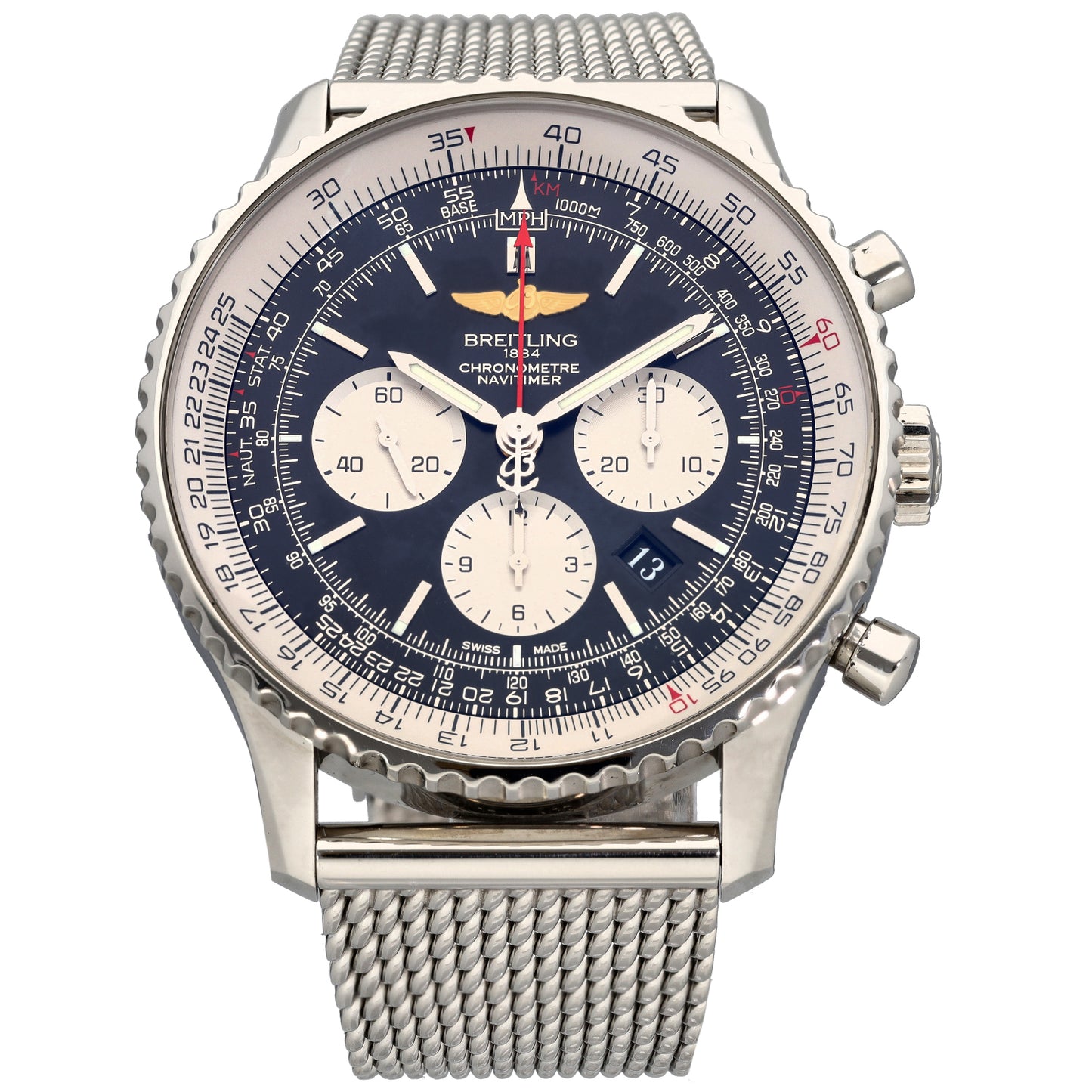 Breitling Navitimer AB0127 46mm Stainless Steel Watch