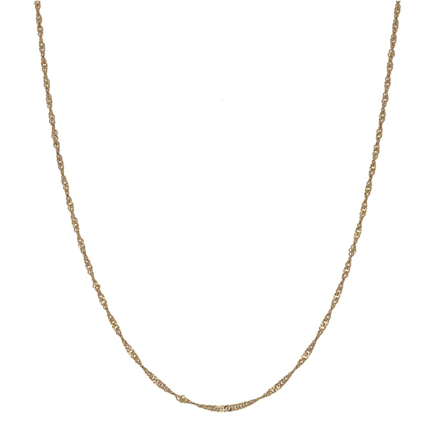 9ct Gold Fancy Necklace 20"