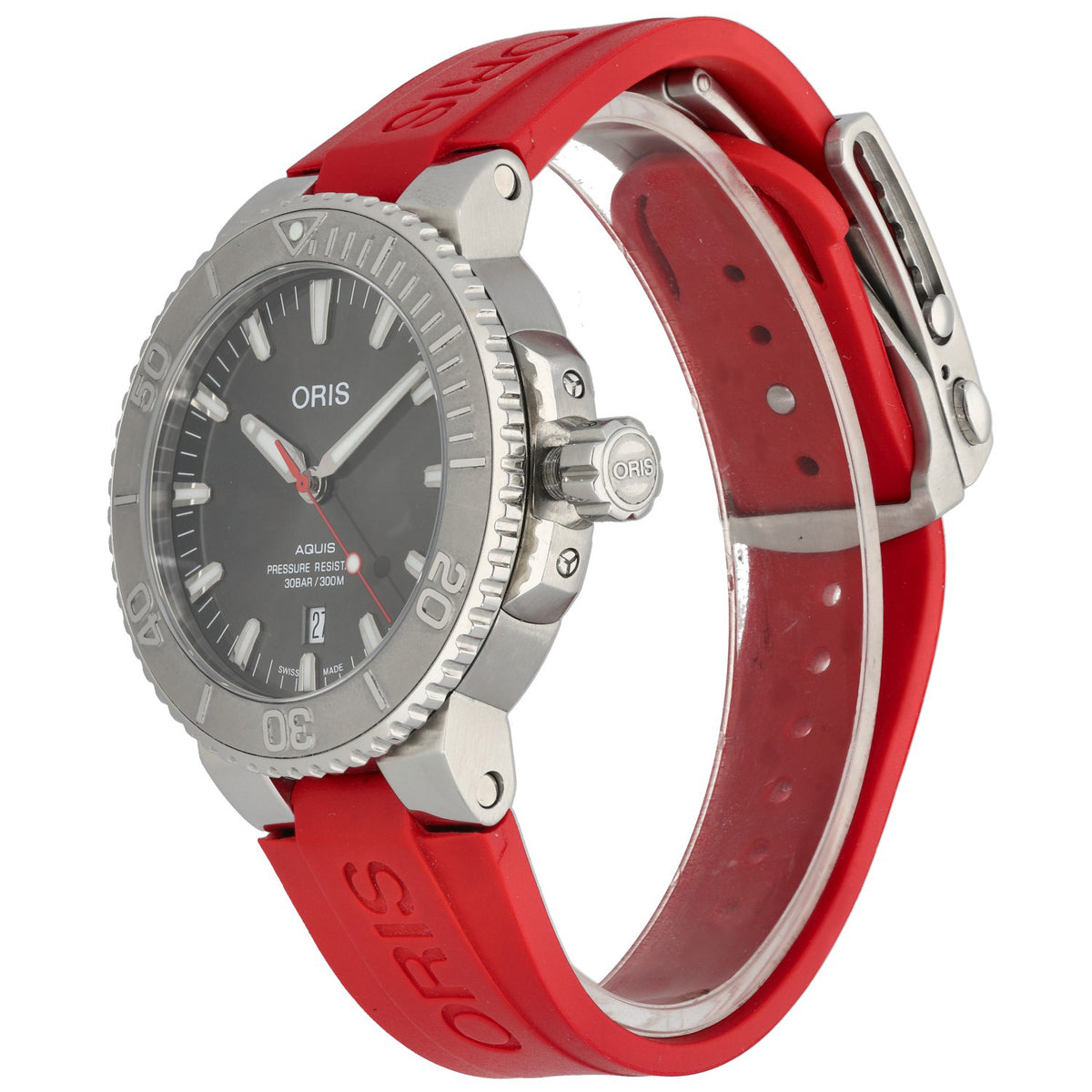 Oris Aquis Date Release 01 733 7730 4153 43.5mm Stainless Steel Watch