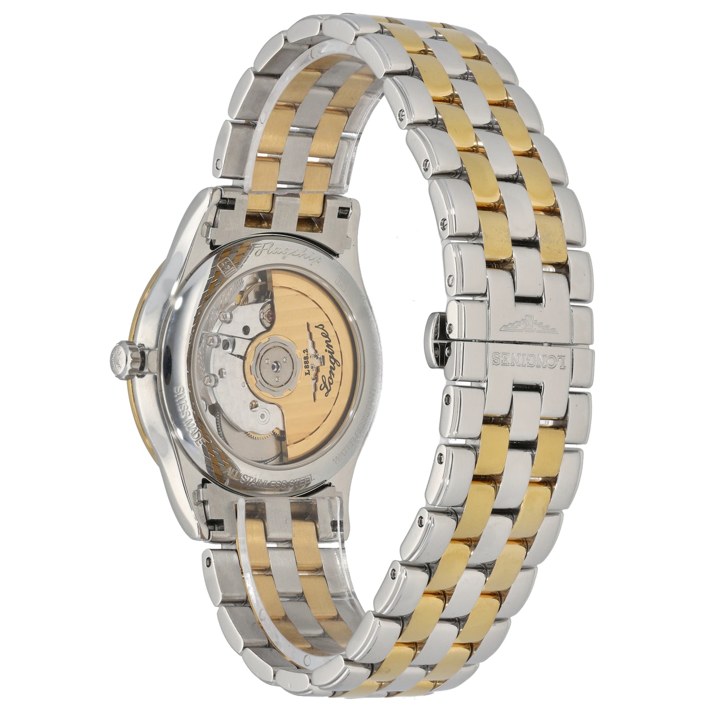 Longines Flagship L4.974.3 38.5mm Bi-Colour Watch
