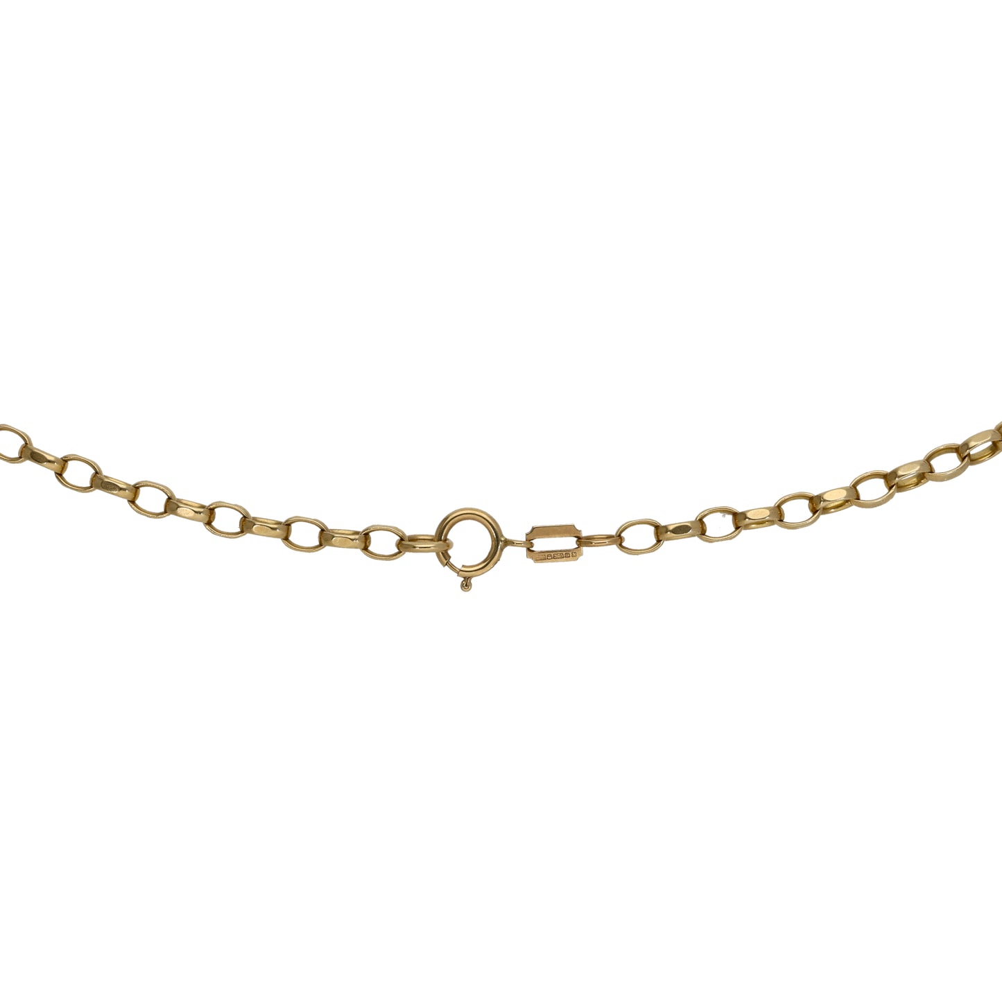 9ct Gold Belcher Chain 18"