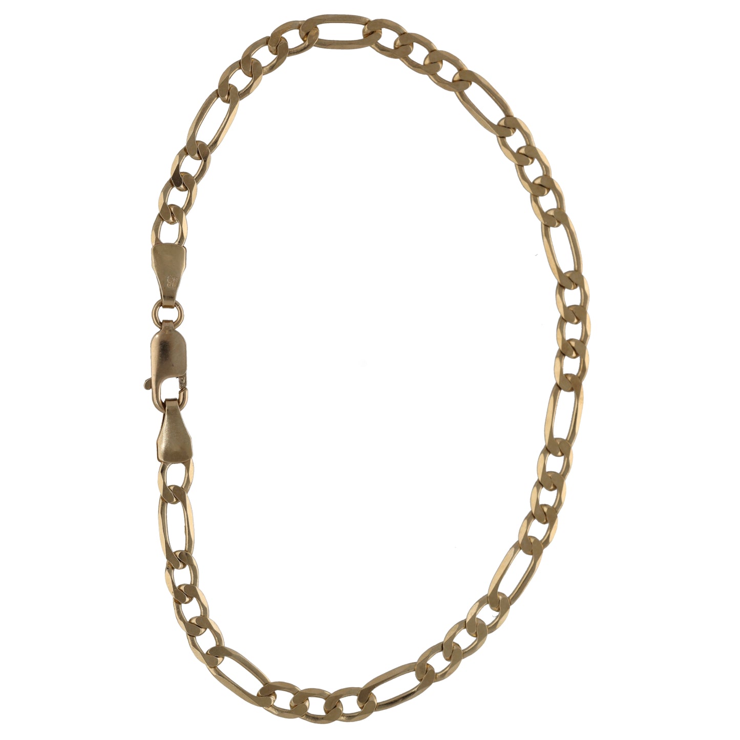 9ct Gold Figaro Bracelet