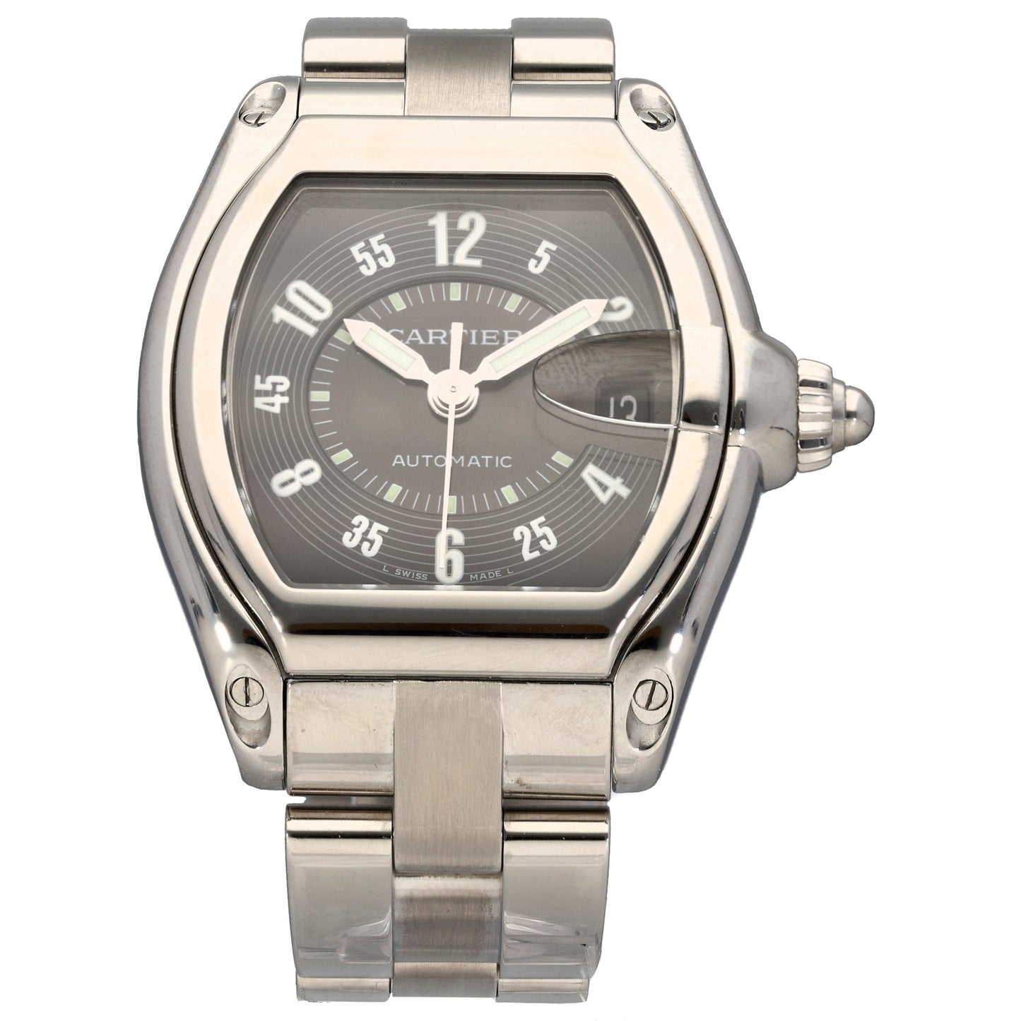Cartier Roadster 2510 37mm Stainless Steel Watch