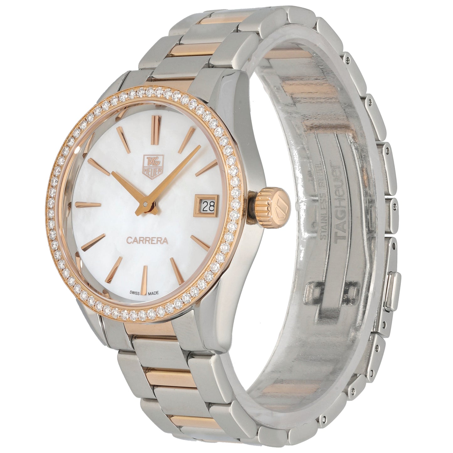 Tag Heuer Carrera WAR1353 32mm Bi-Colour Watch