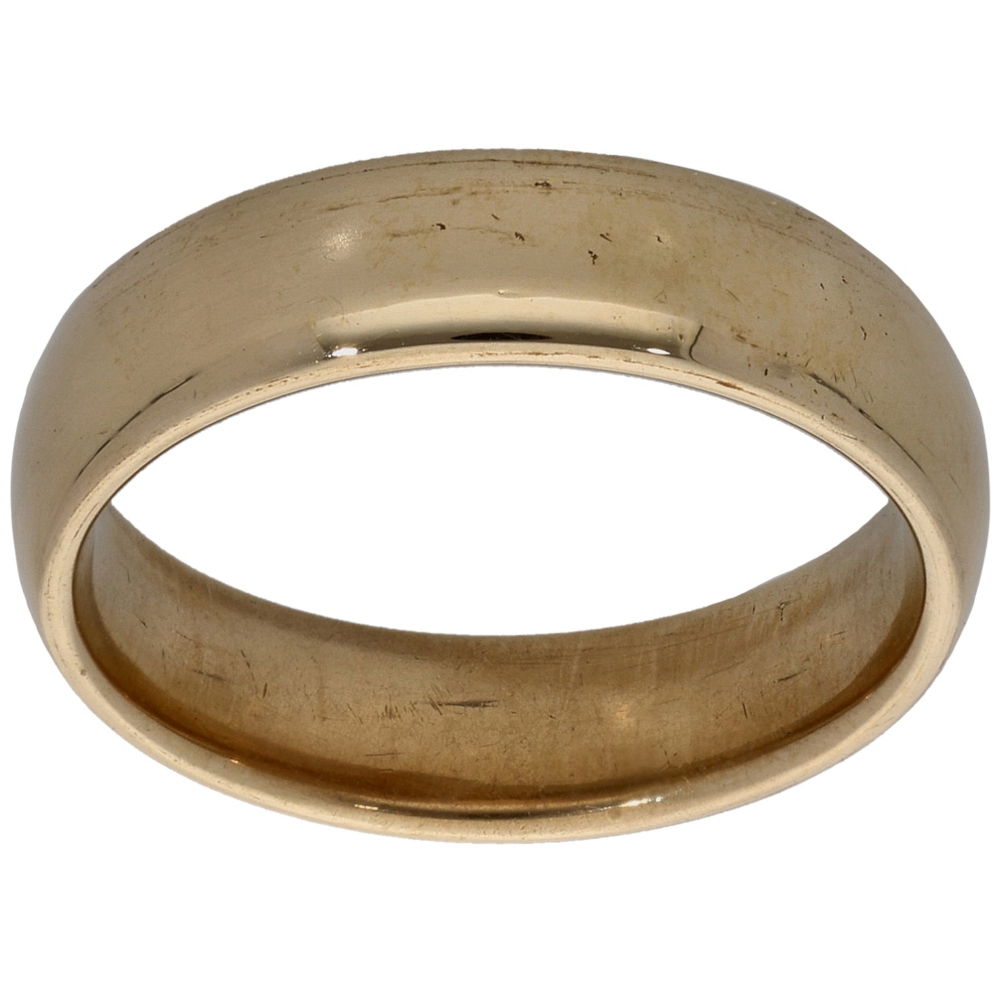 9ct Gold Plain Wedding Ring Size K