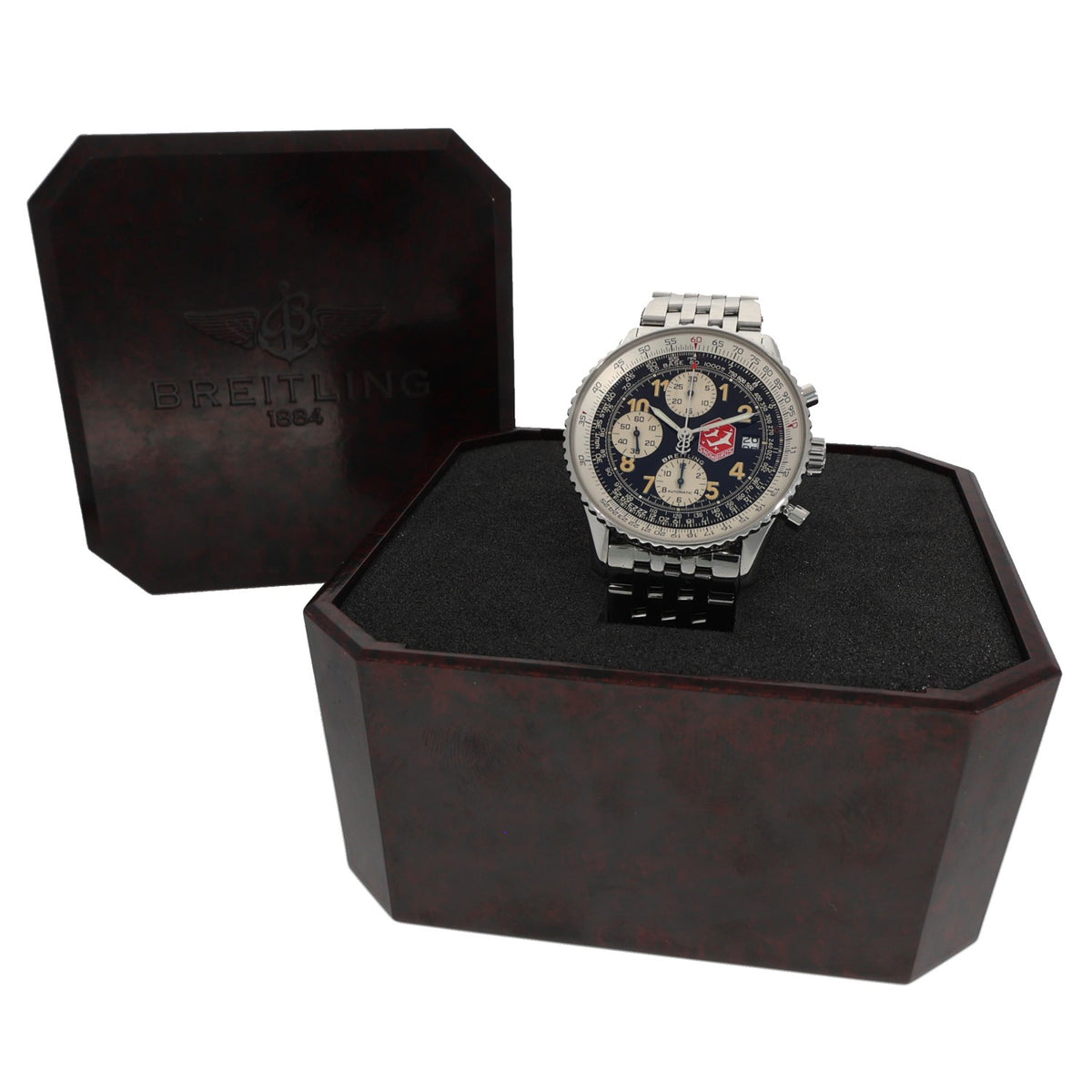 Breitling Old Navitimer Snowbirds A13022 41mm Stainless Steel Watch