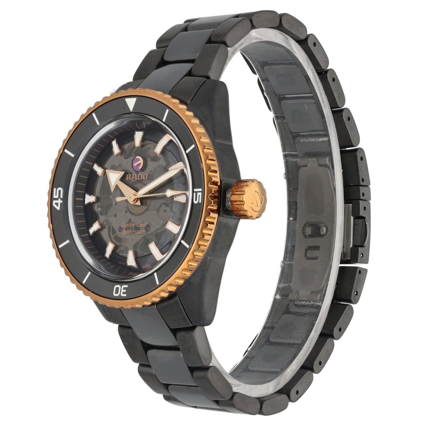 Rado Captain Cook 734.6127.3 43mm Ceramic Watch
