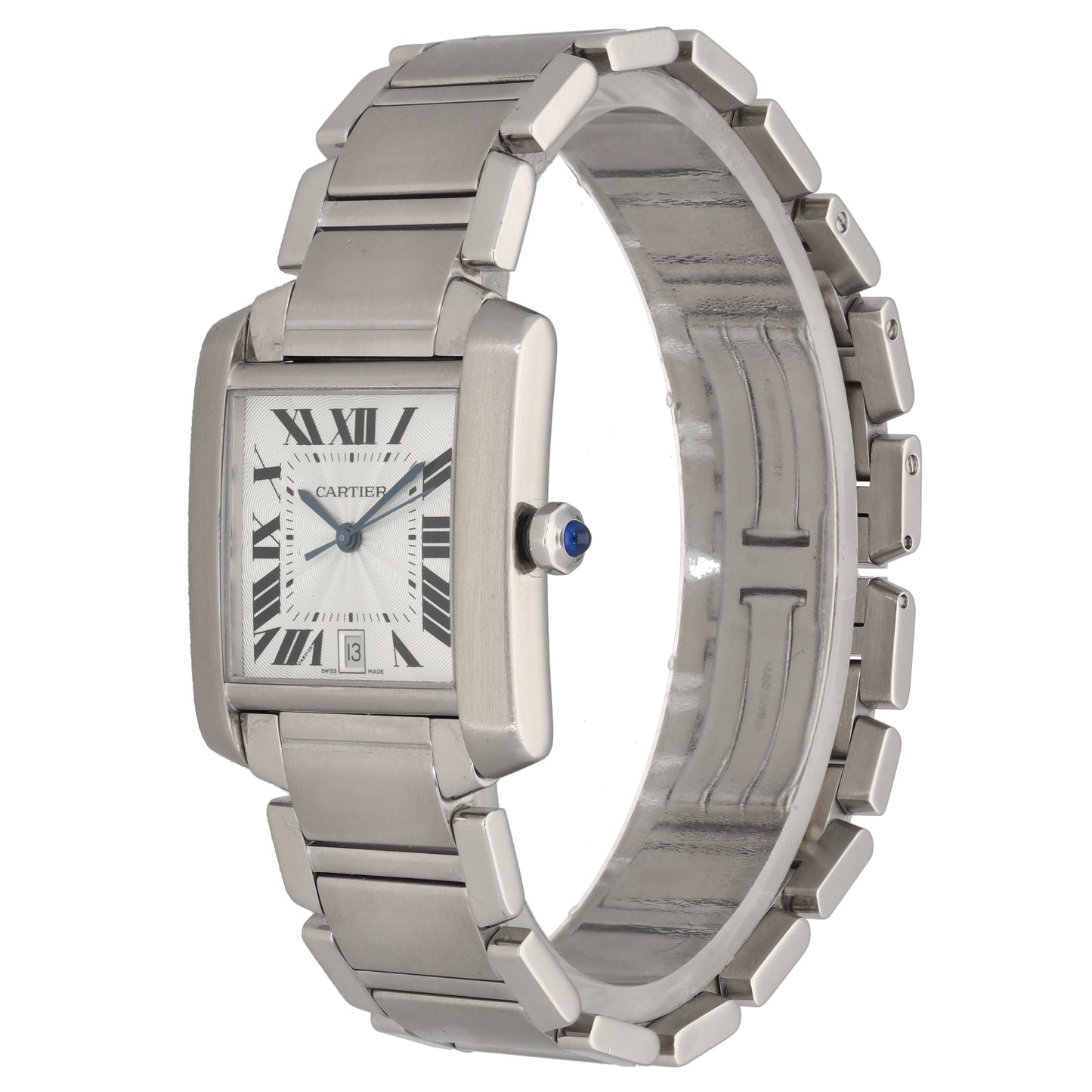Cartier Tank Francaise W51002Q3 28mm Stainless Steel Watch