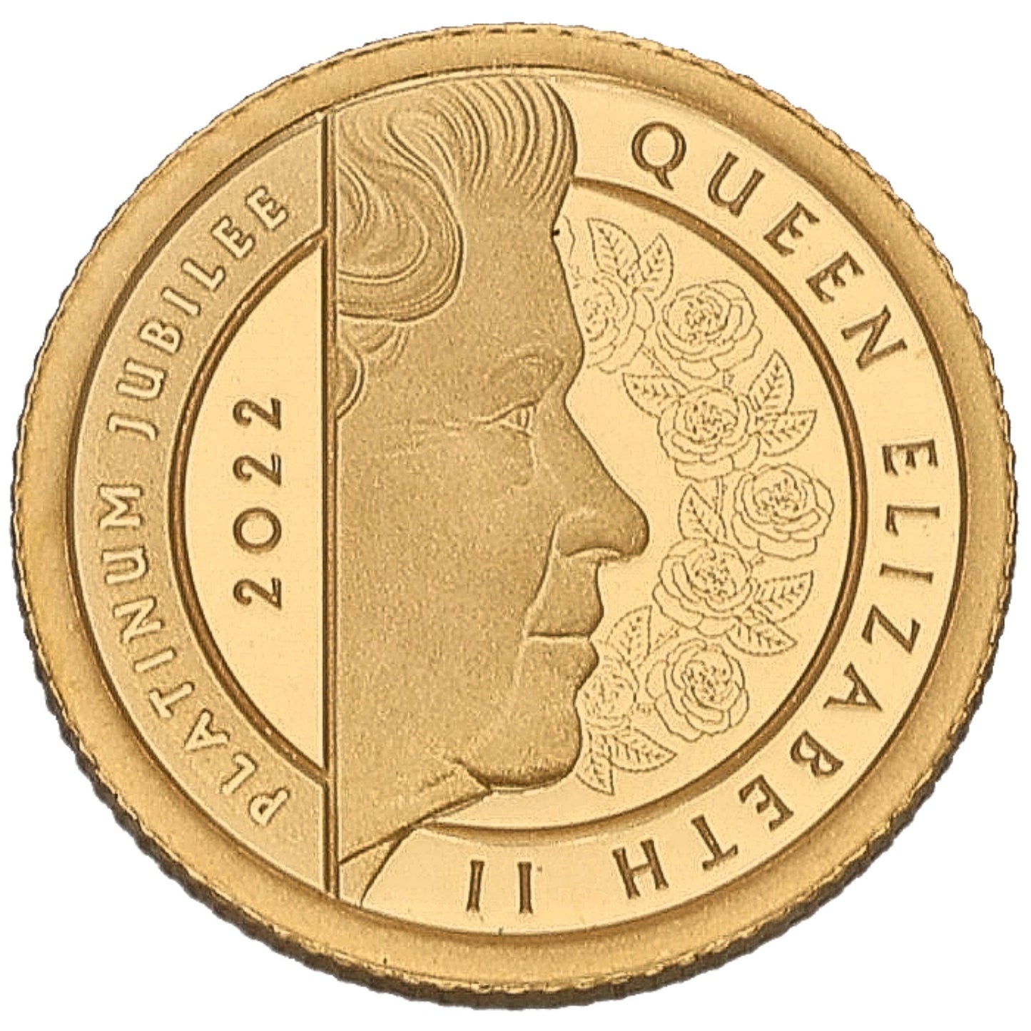 22ct Gold Queen Elizabeth Platinum Jubilee Eighth Sovereign Coin 2022
