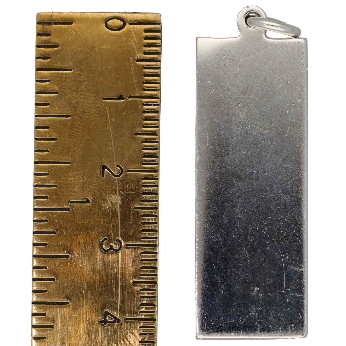 Sterling Silver Ingot Pendant