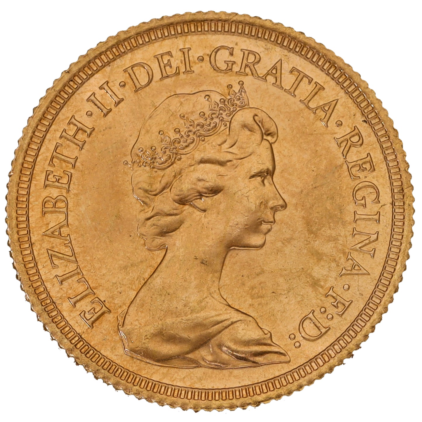22ct Gold Queen Elizabeth II Full Sovereign Coin 1979