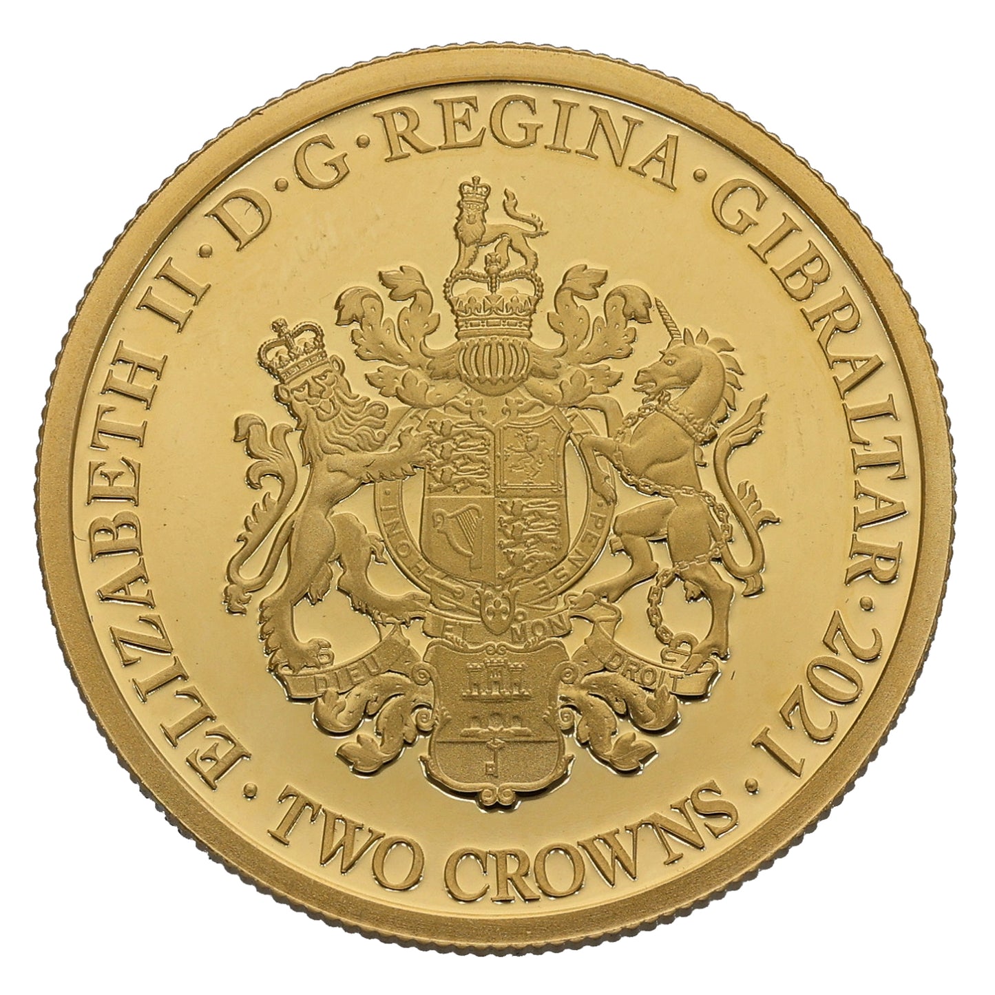 9ct Gold Elvis It's Now Or Never Two Crowns Coin 2021