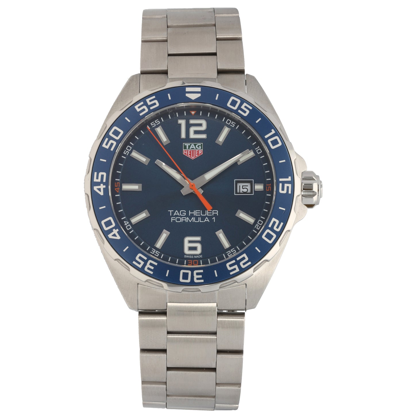 Tag Heuer Formula 1 WAZ1010 43mm Stainless Steel Watch