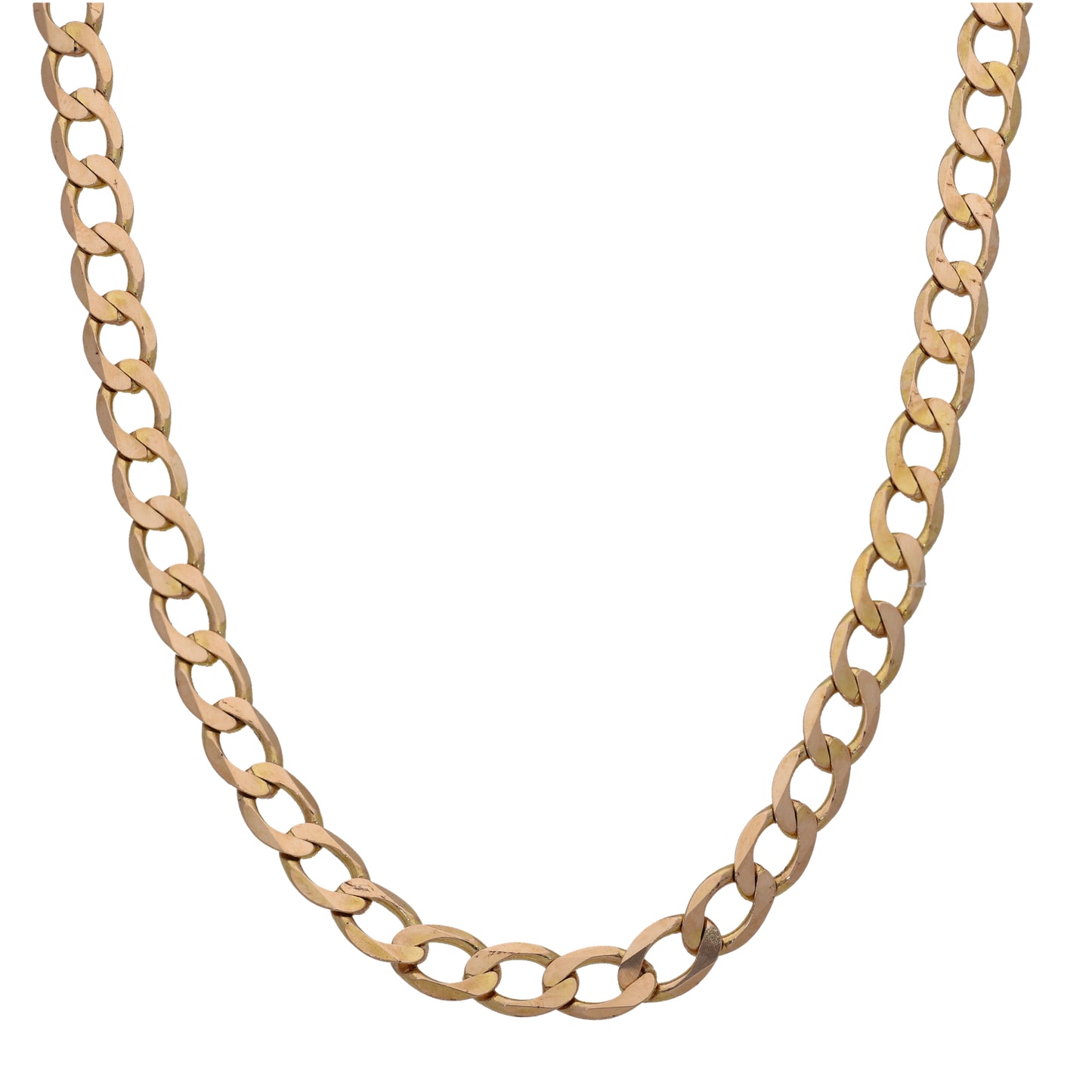 9ct Gold Curb Chain 24"