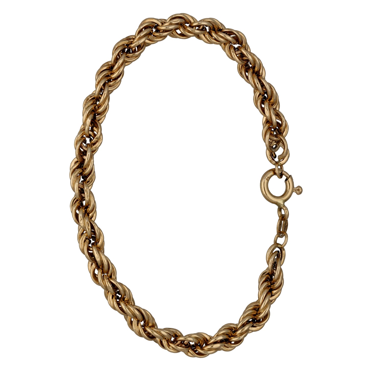 9ct Gold Rope Bracelet