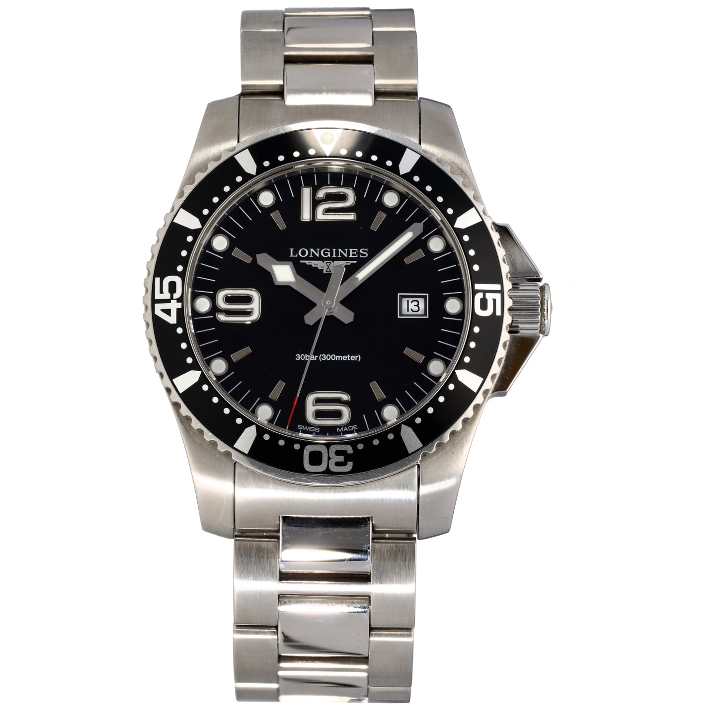Longines Hydro Conquest L3.840.4 44mm Stainless Steel Watch
