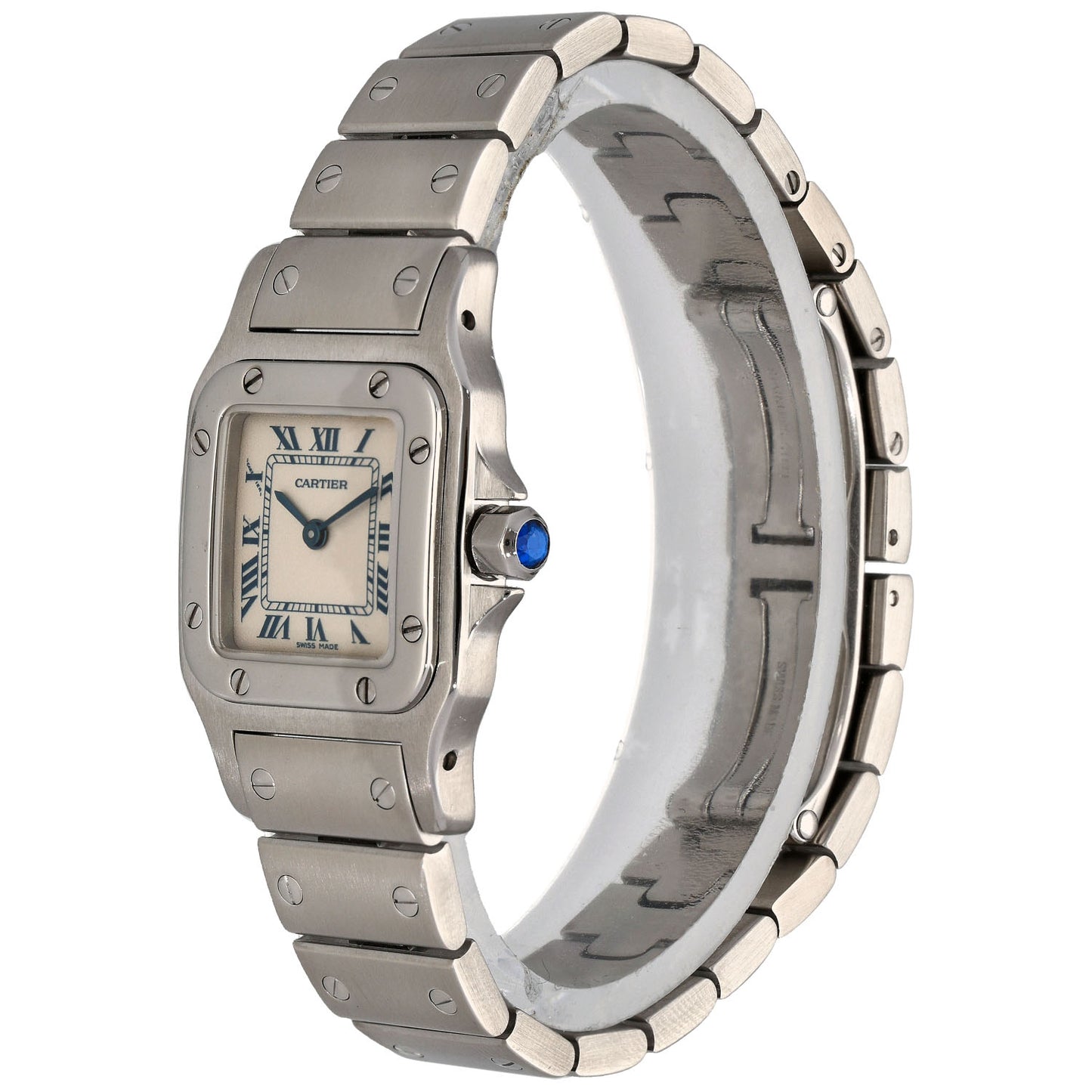 Cartier Santos Galbee 1565 24mm Stainless Steel Watch