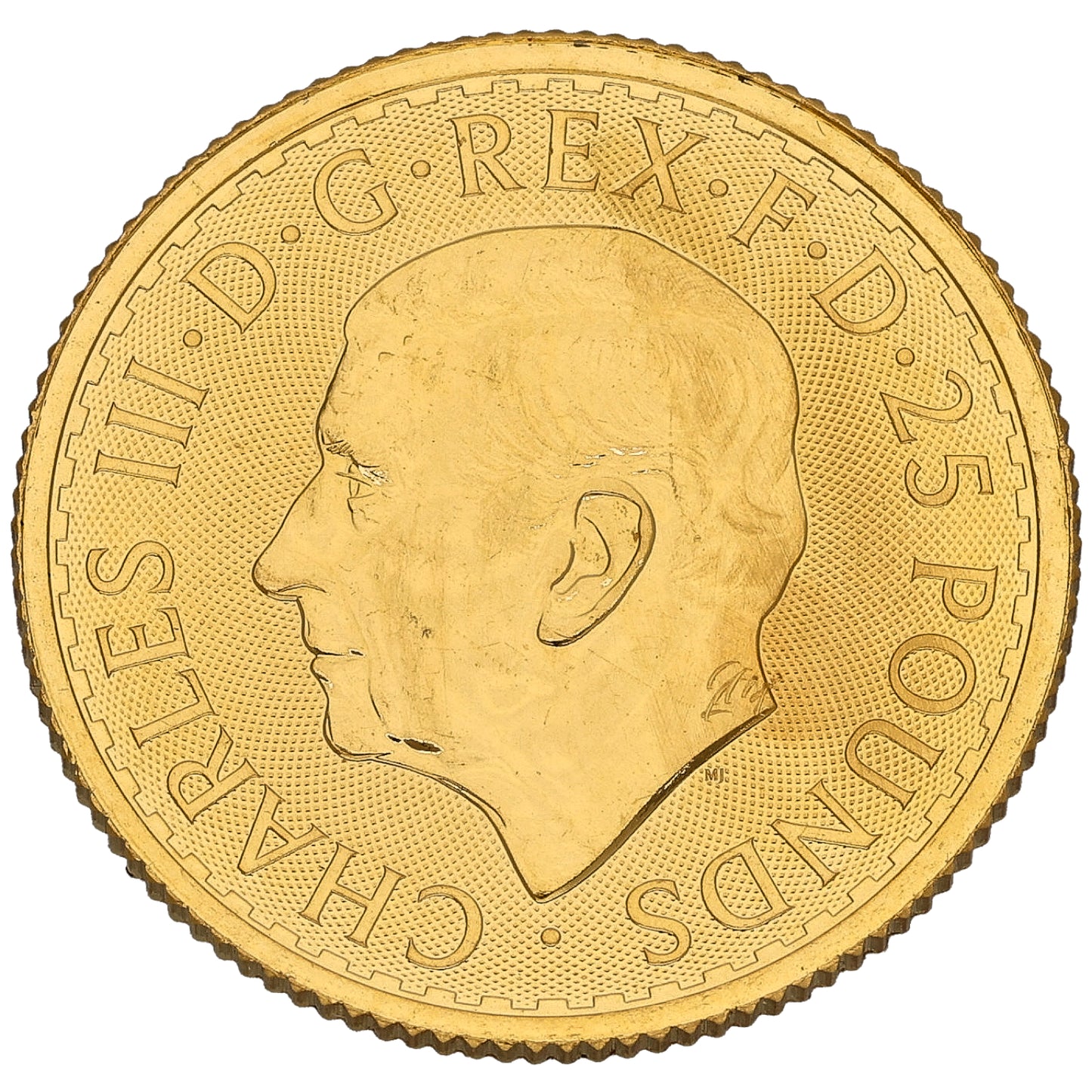 24ct Gold King Charles III 1/4 OZ Britannia Coin 2025