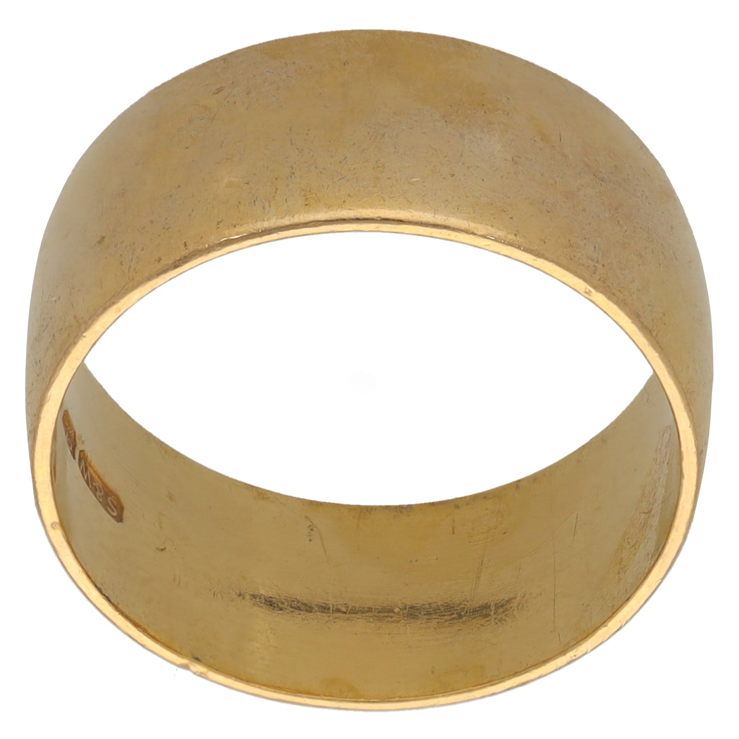 22ct Gold Plain Wedding Ring Size P