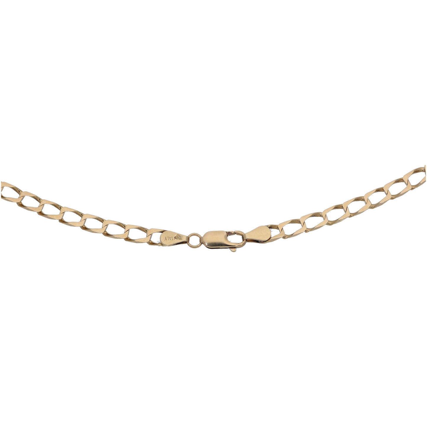9ct Gold Curb Chain 22"