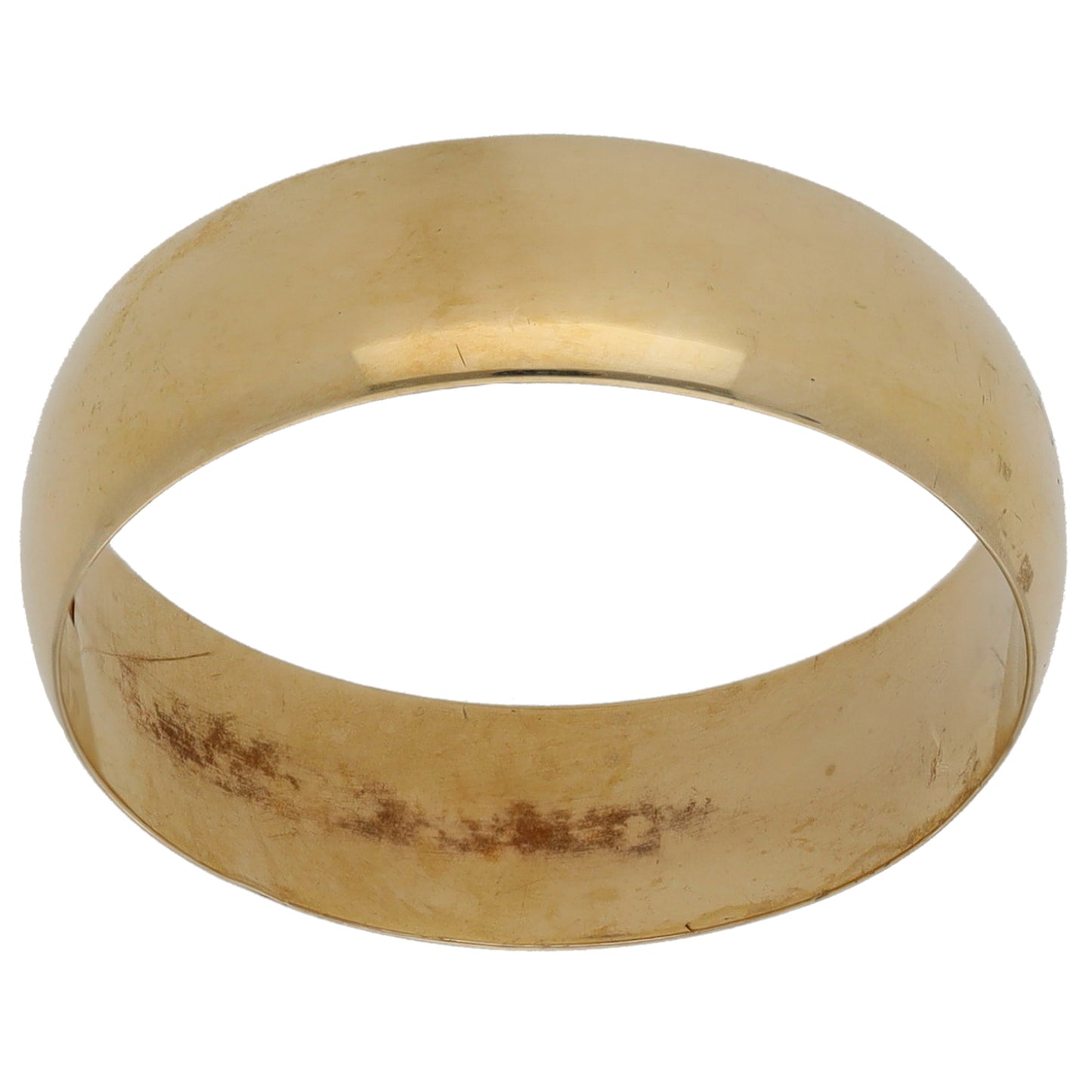9ct Gold Plain Wedding Ring Size Q