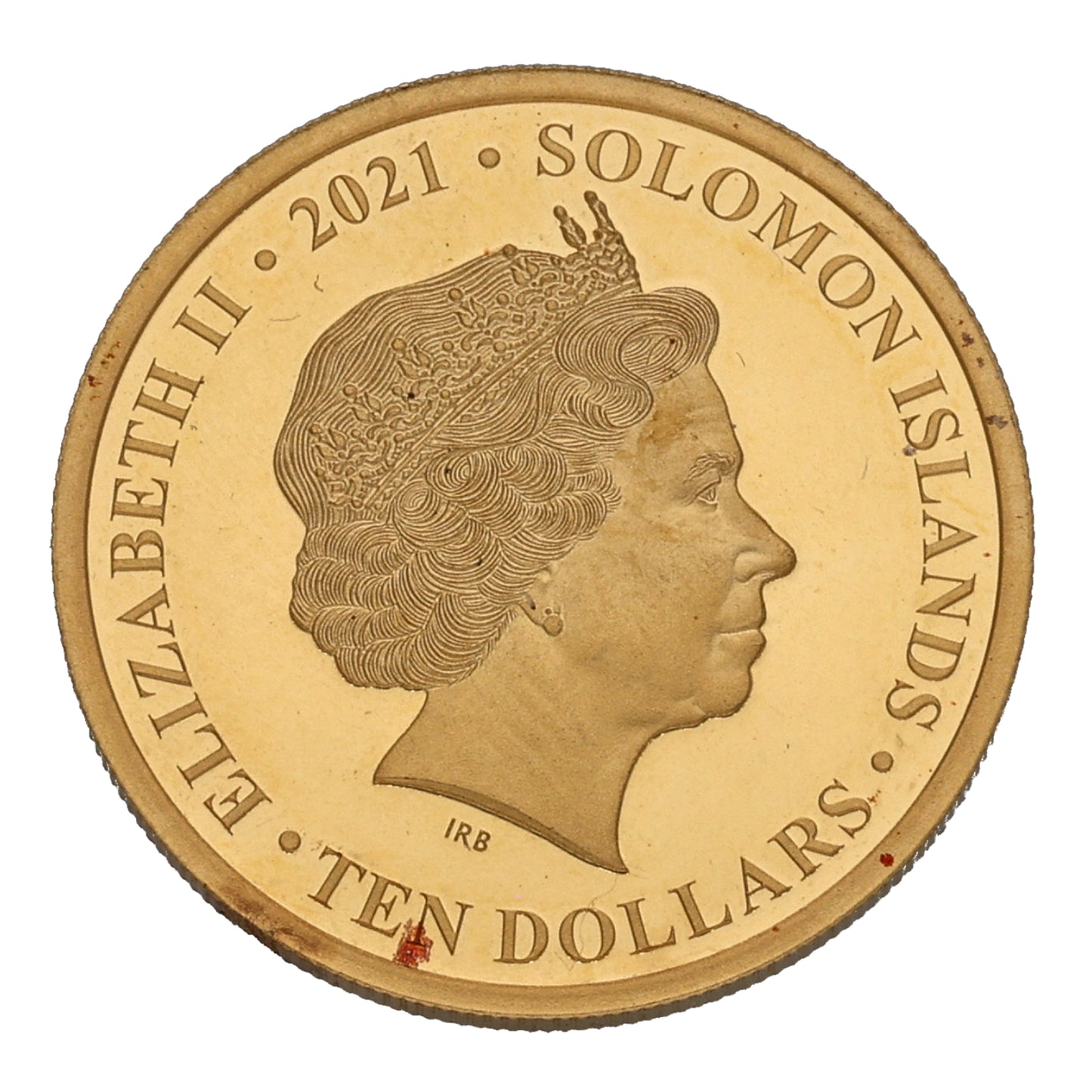 22ct Gold UEFA Euro 2020 10 Dollars Coin 2021