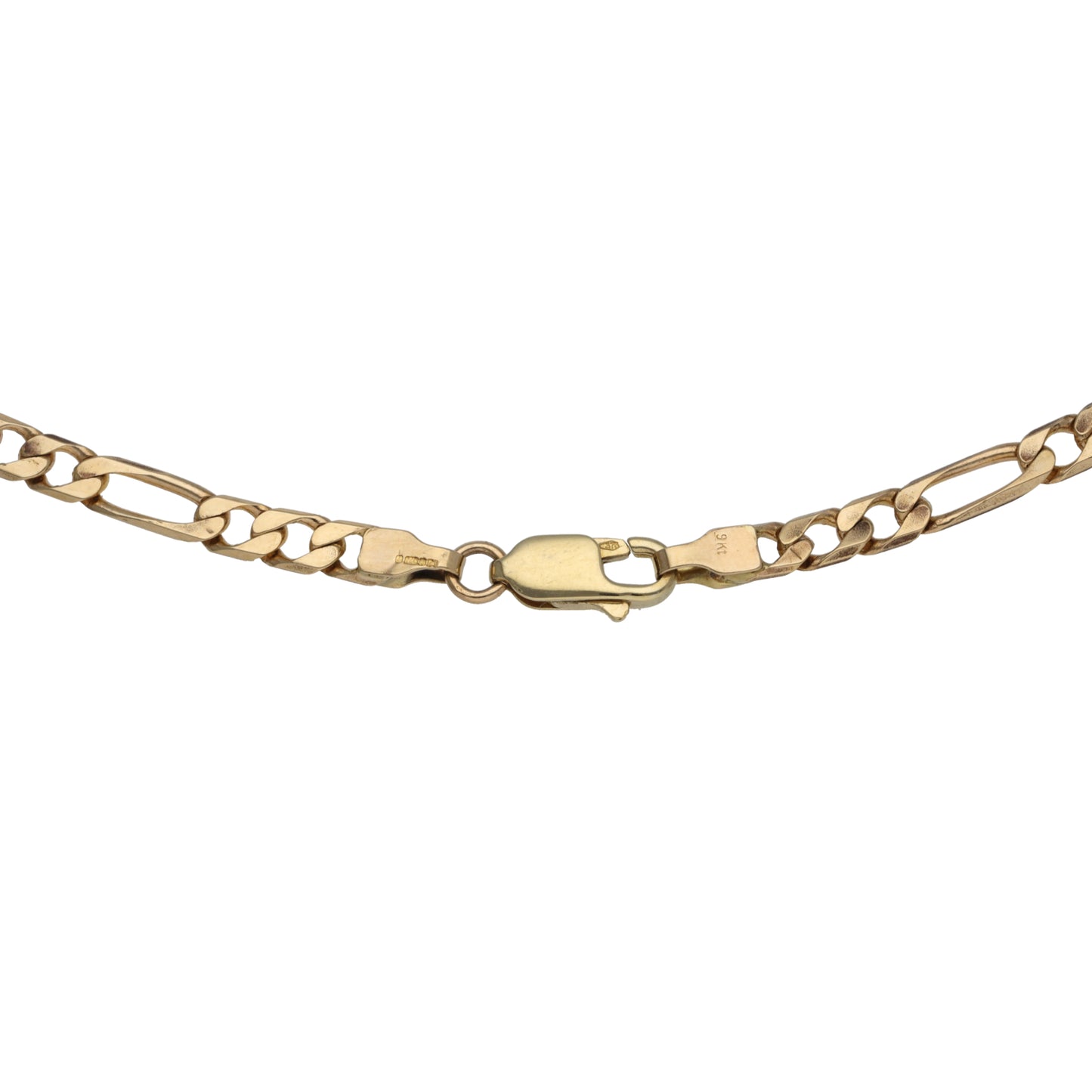 9ct Gold Figaro Chain 18"